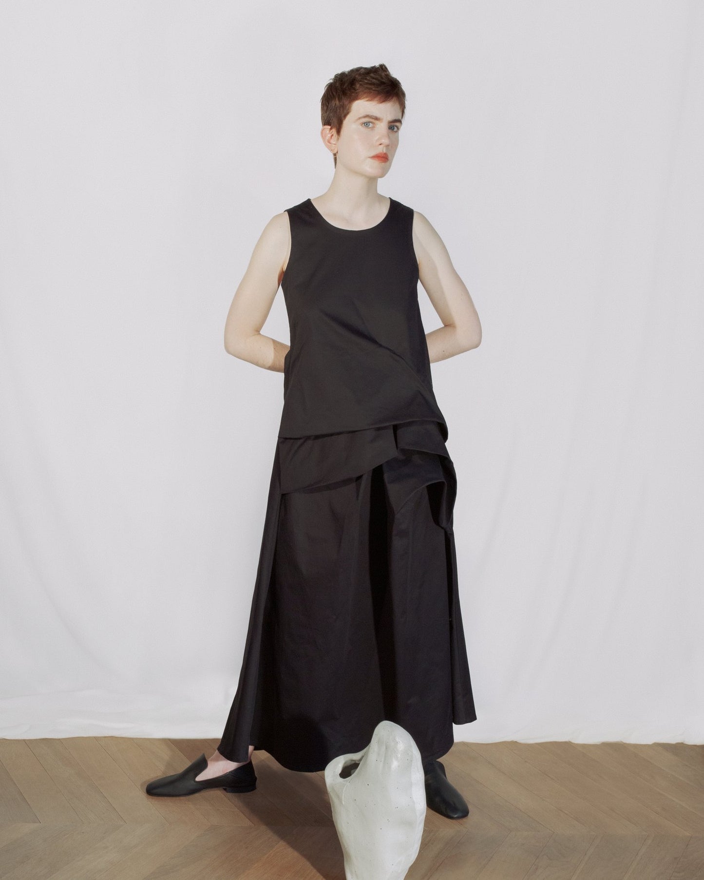 Tectonic drape dress
