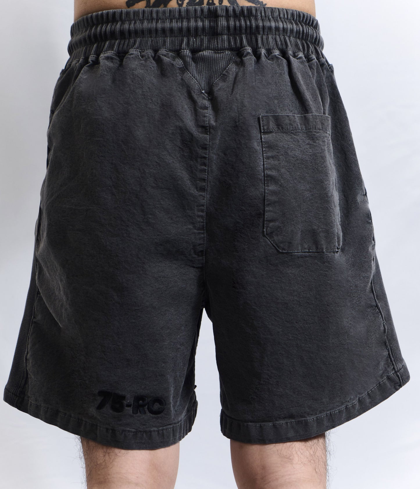 Garment Dyed Shorts Faded Charcoal