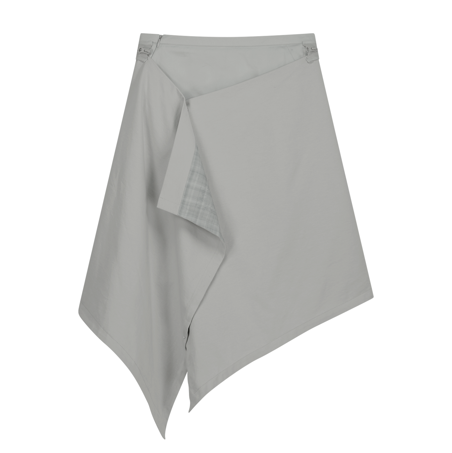 Multi panel Pleats Skirt Warm Grey