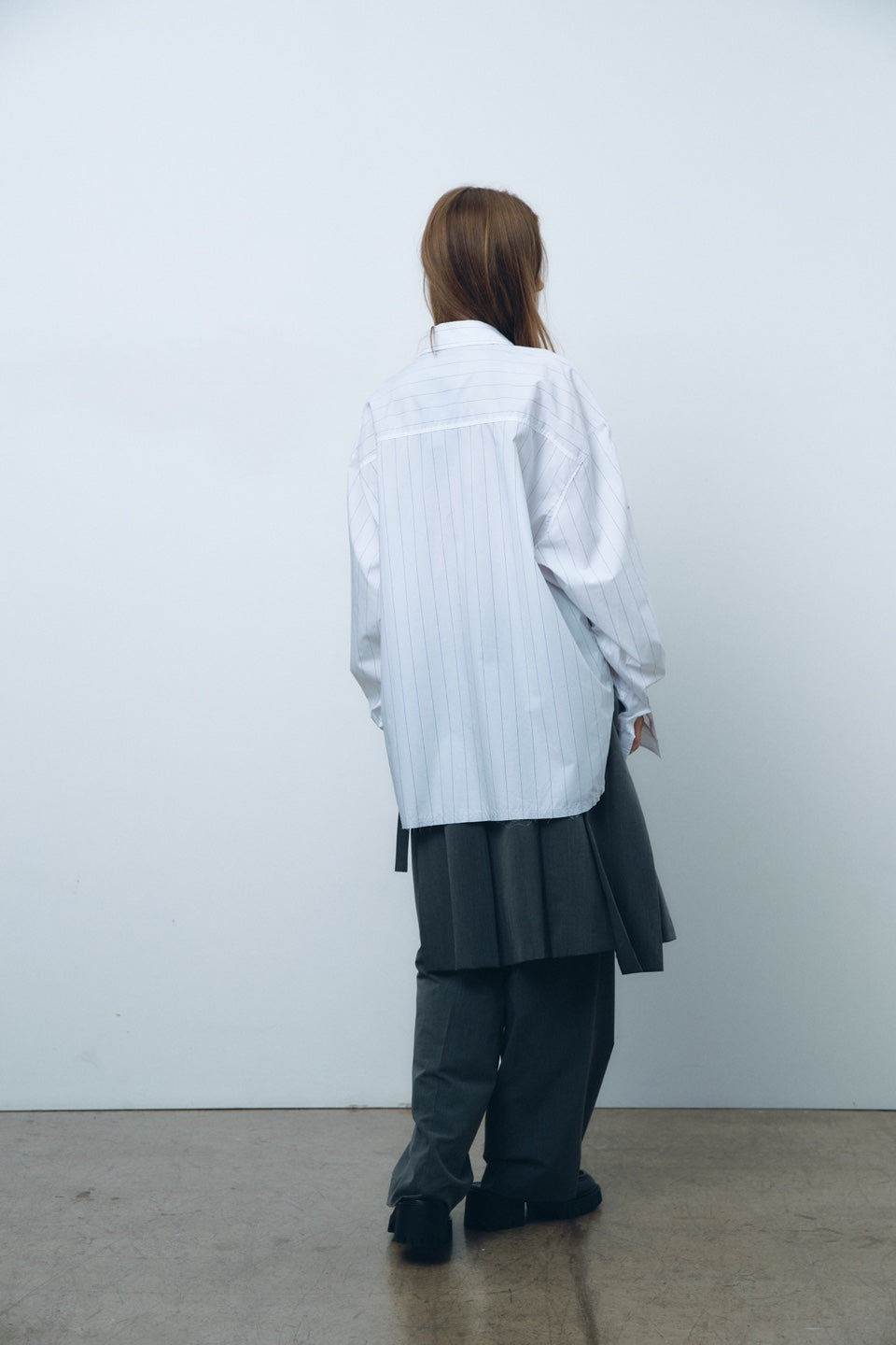 Loose fit stripe shirts