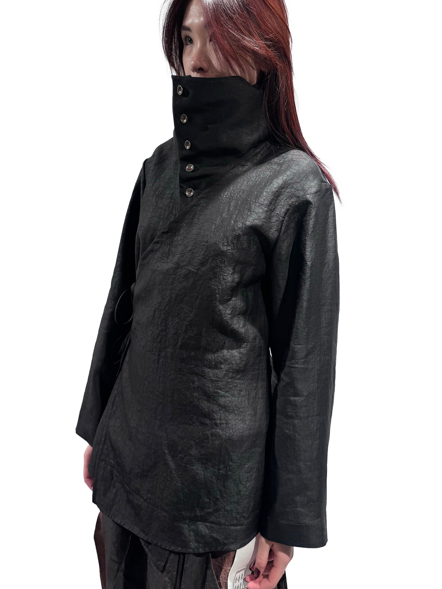 High collar shirt