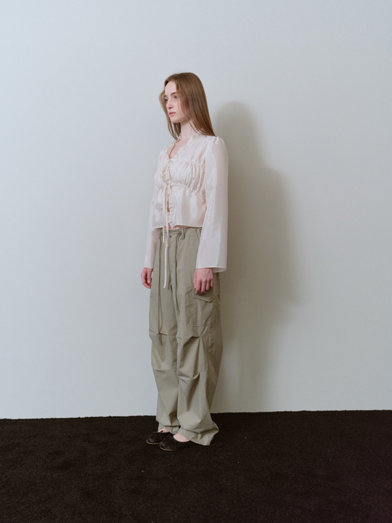 Frill blouse
