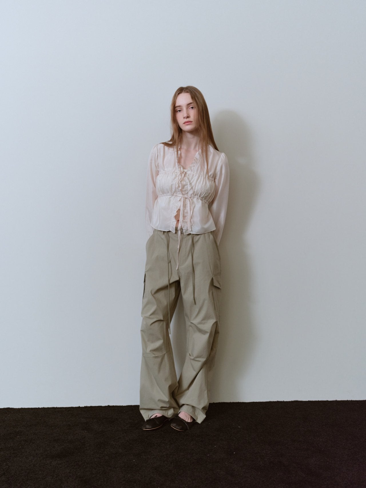 Frill blouse