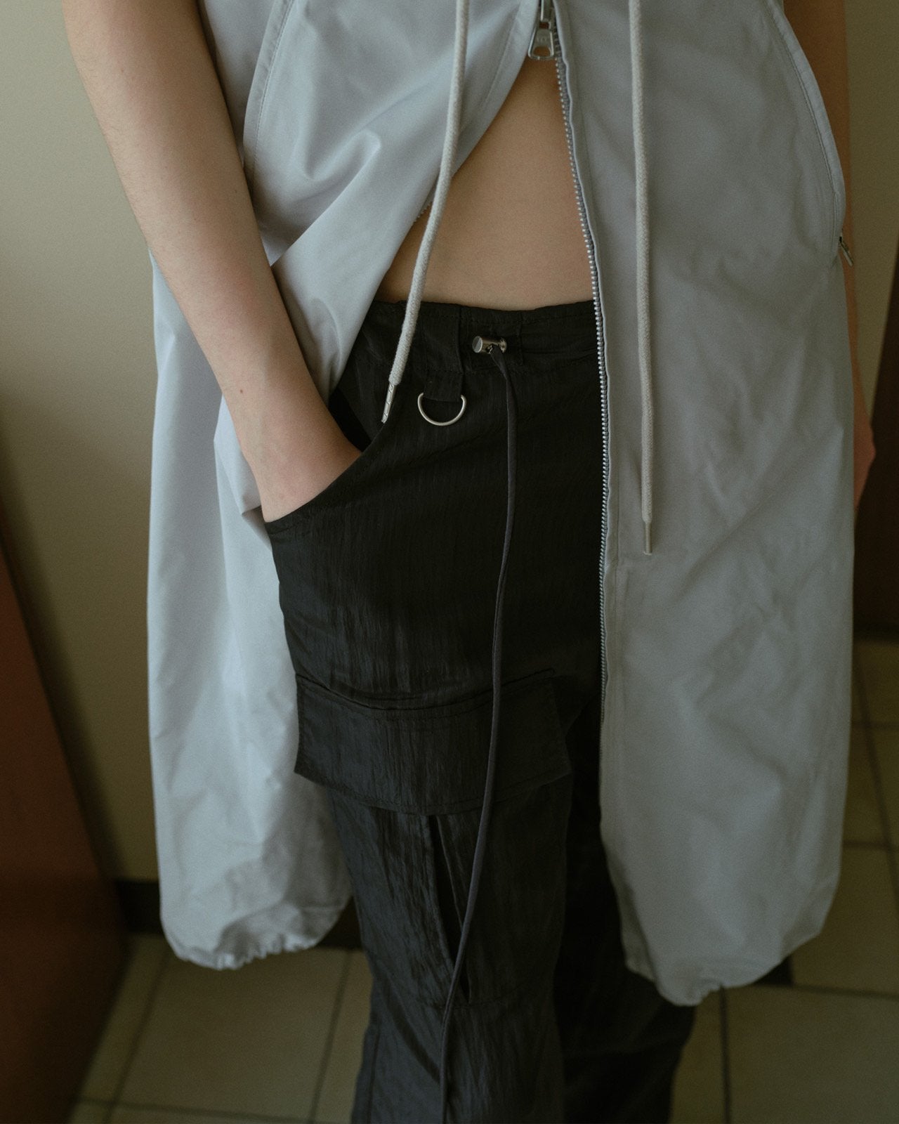 Zip up dress