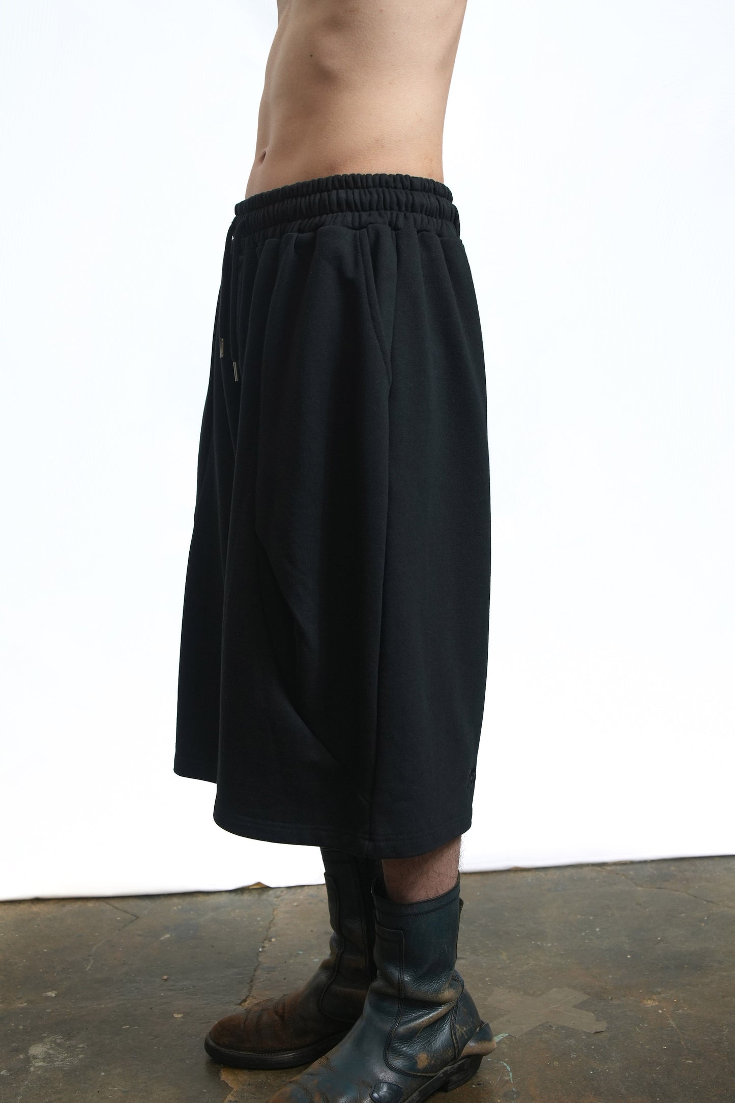 Structured Shorts Black