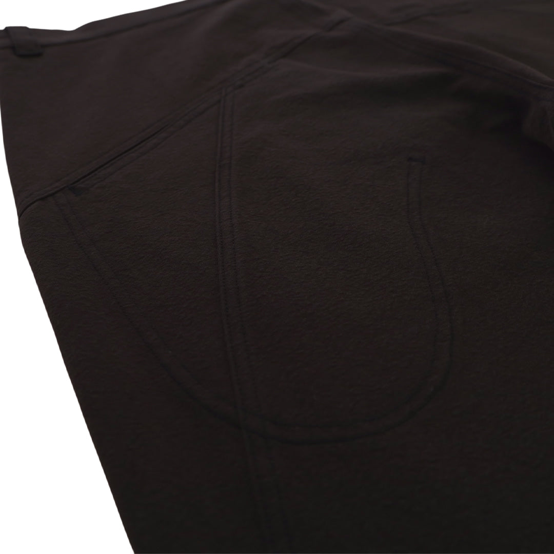 Trans pleats pants_ver balance (black)
