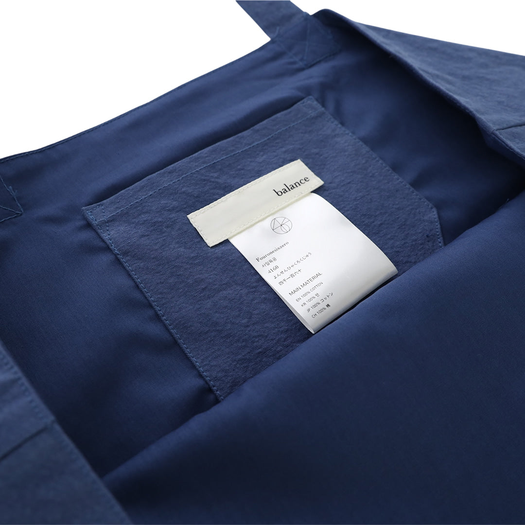 Pocket pleats bag_ver balance (blue)