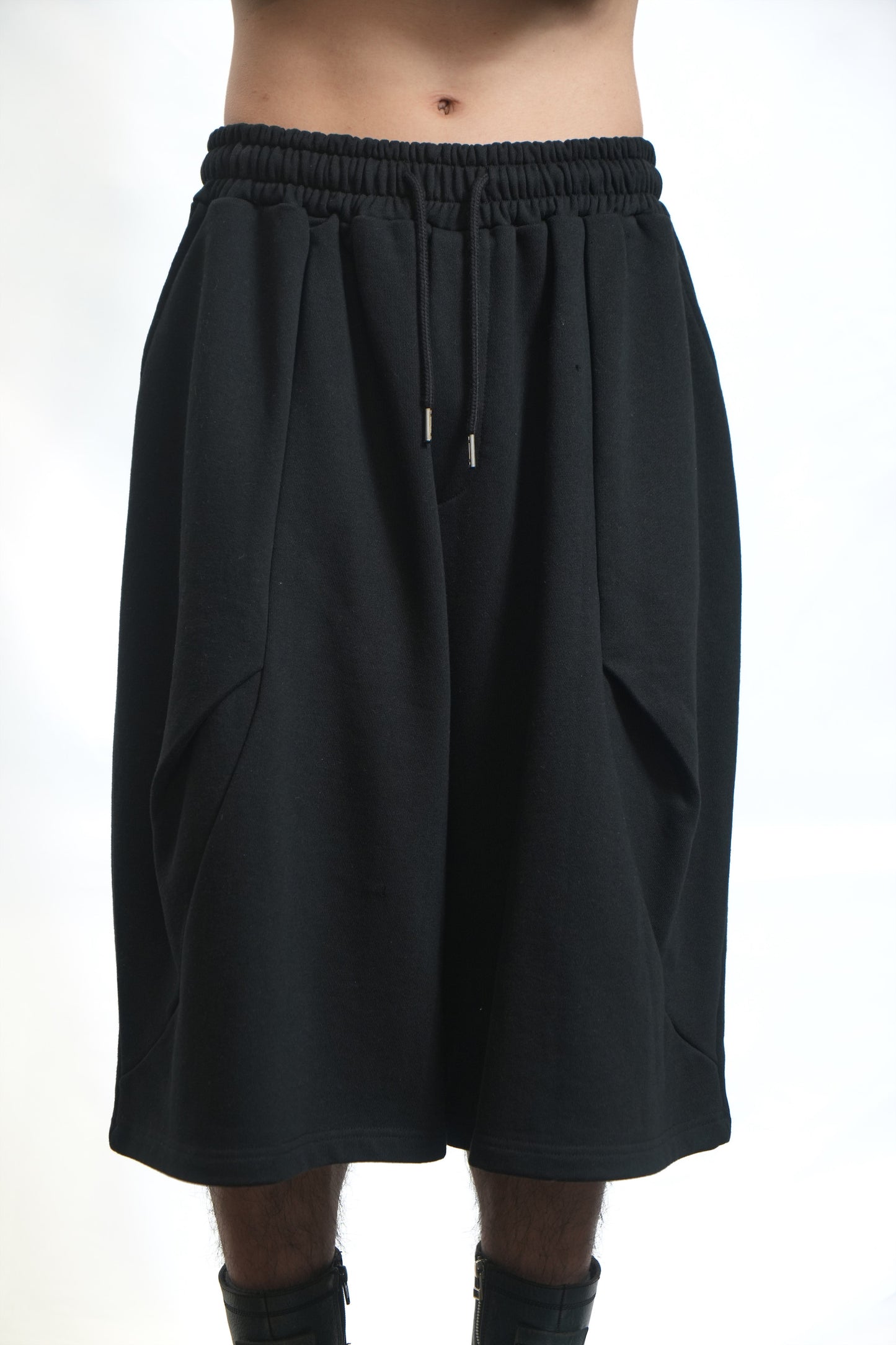 Structured Shorts Black