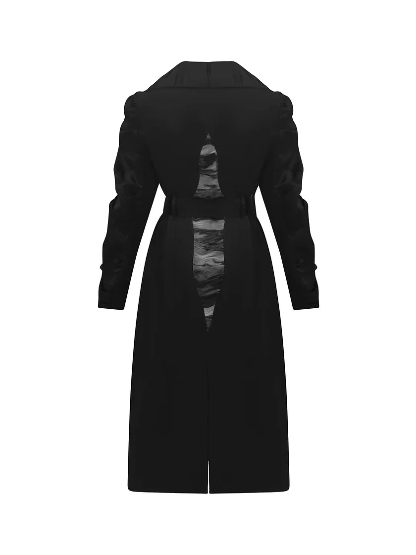 Pure silk coat