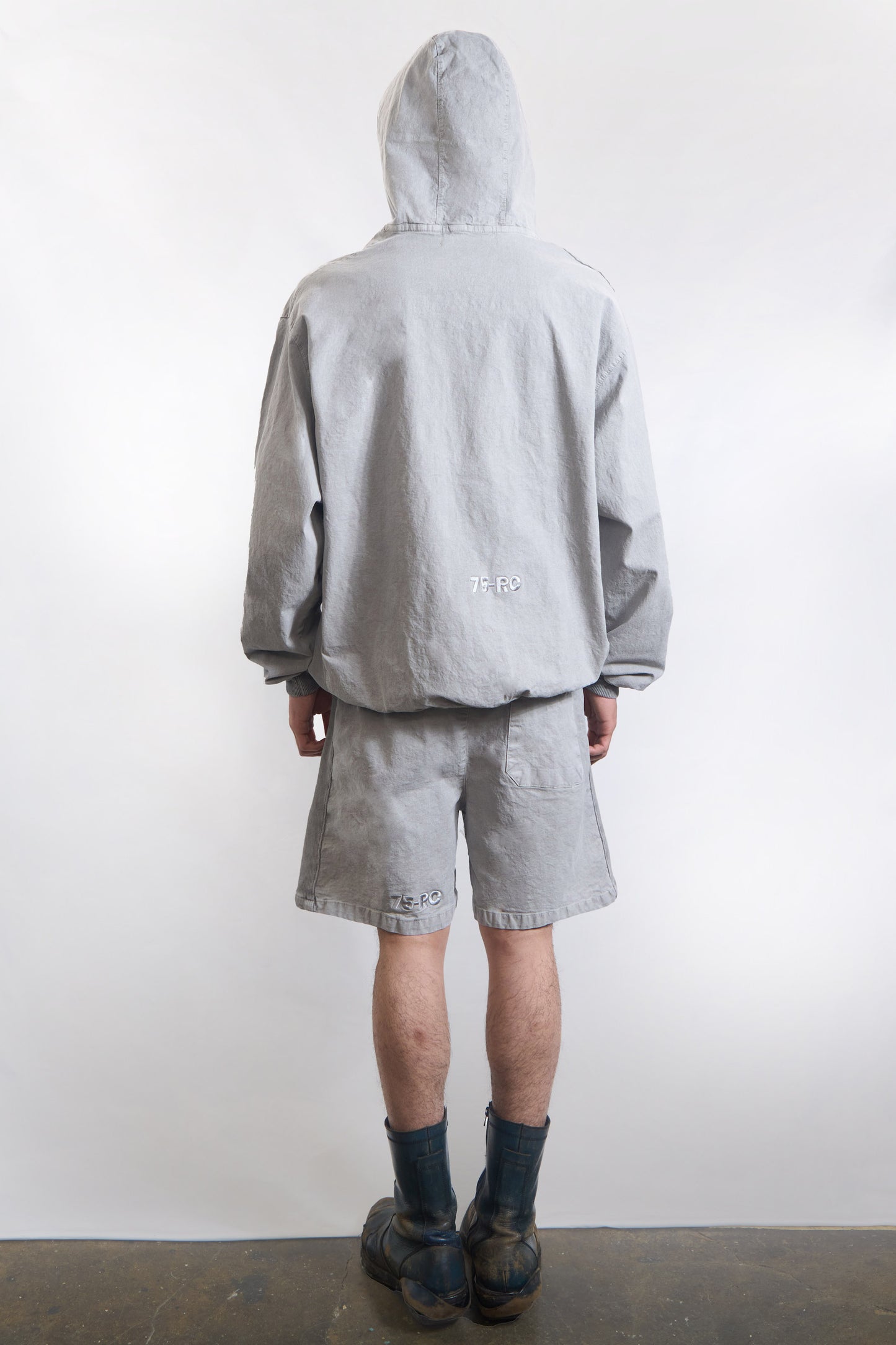 Garment Dyed Hoodie Washed Stone
