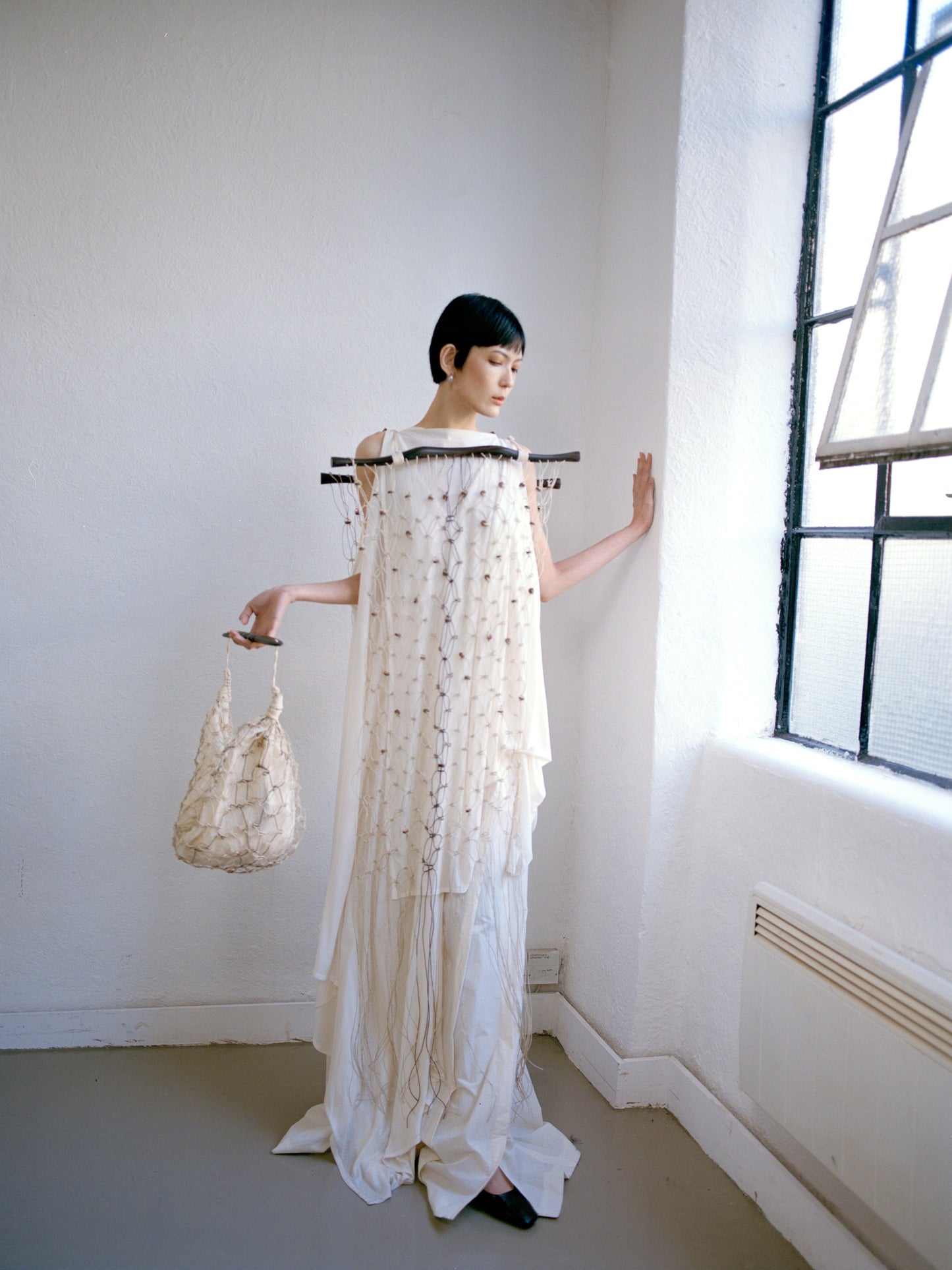 Croissant Macramé Bag