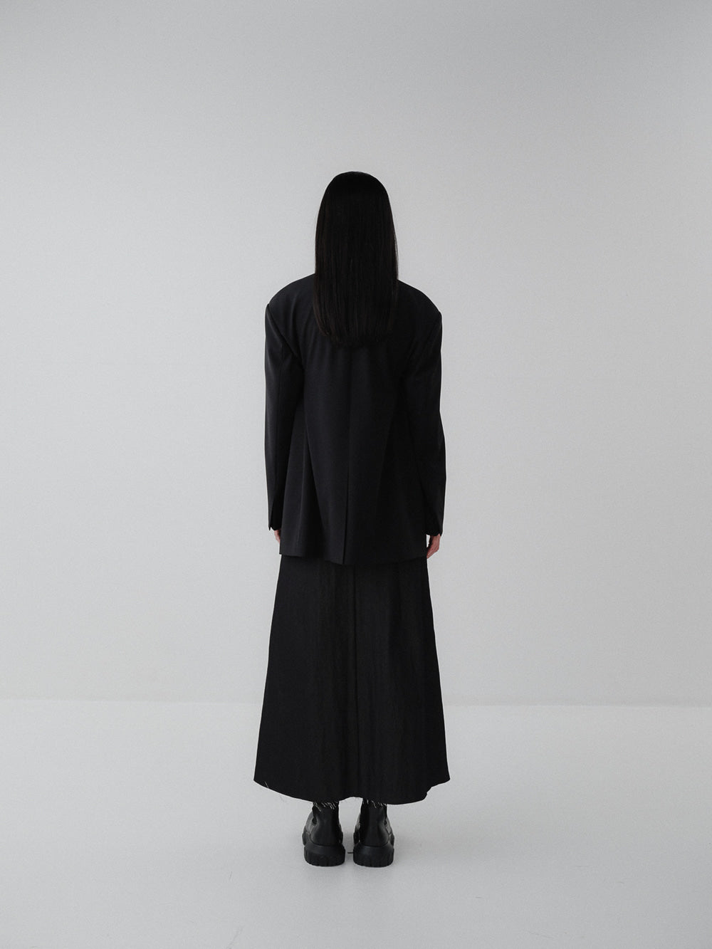 Tabitha long denim skirt