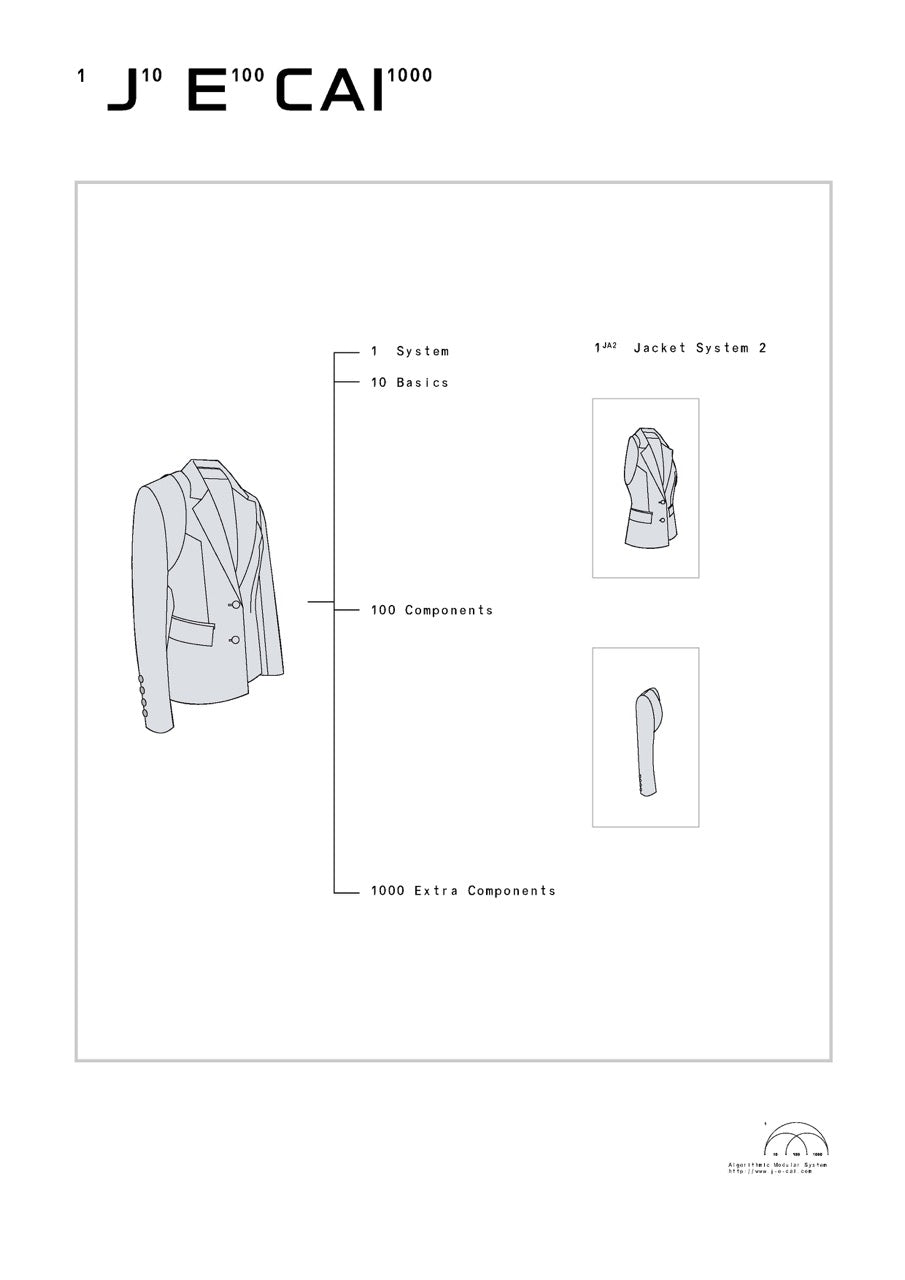 Detachable stitch printed jacket