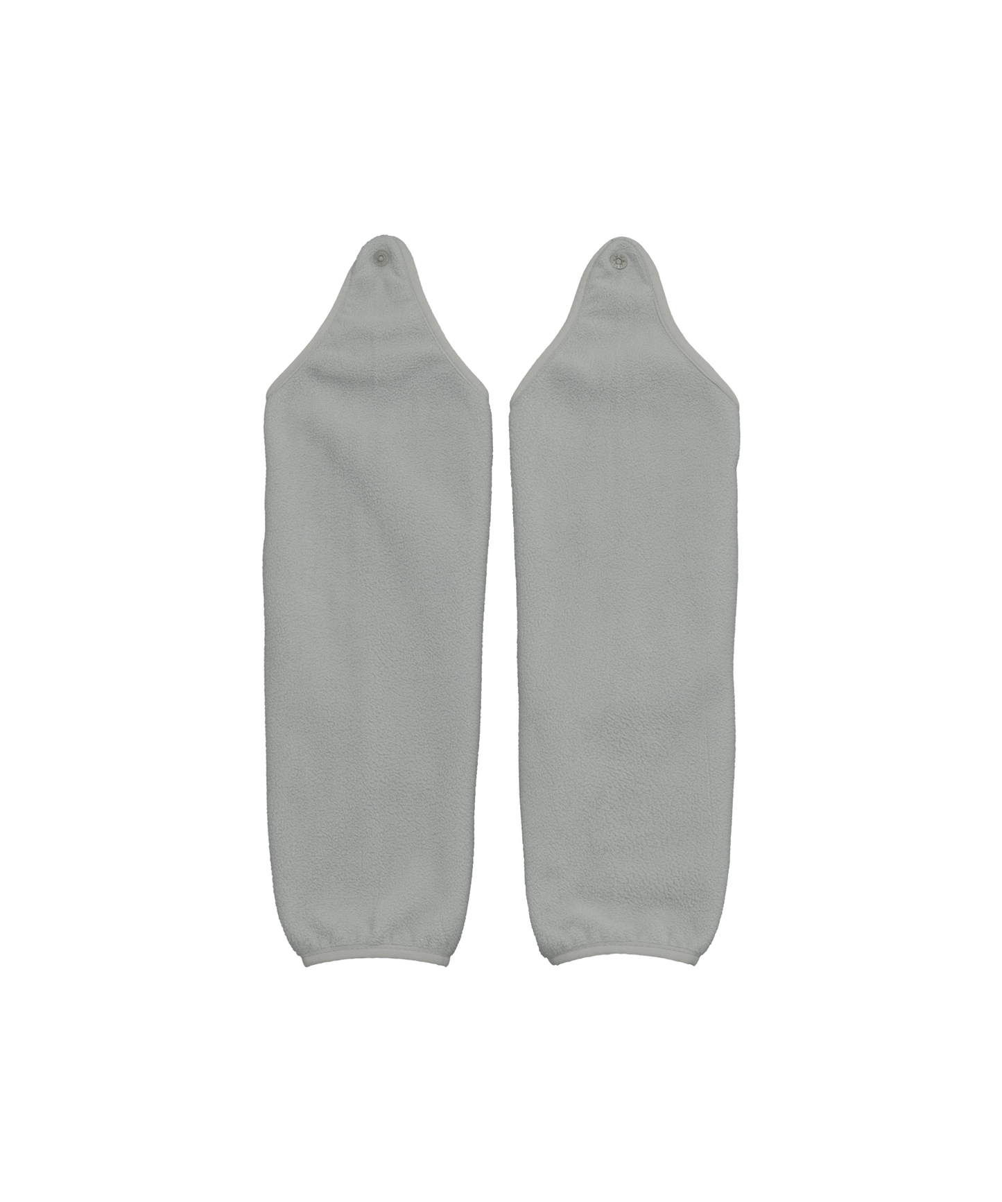 Ear hole hoodie fleece zip-up