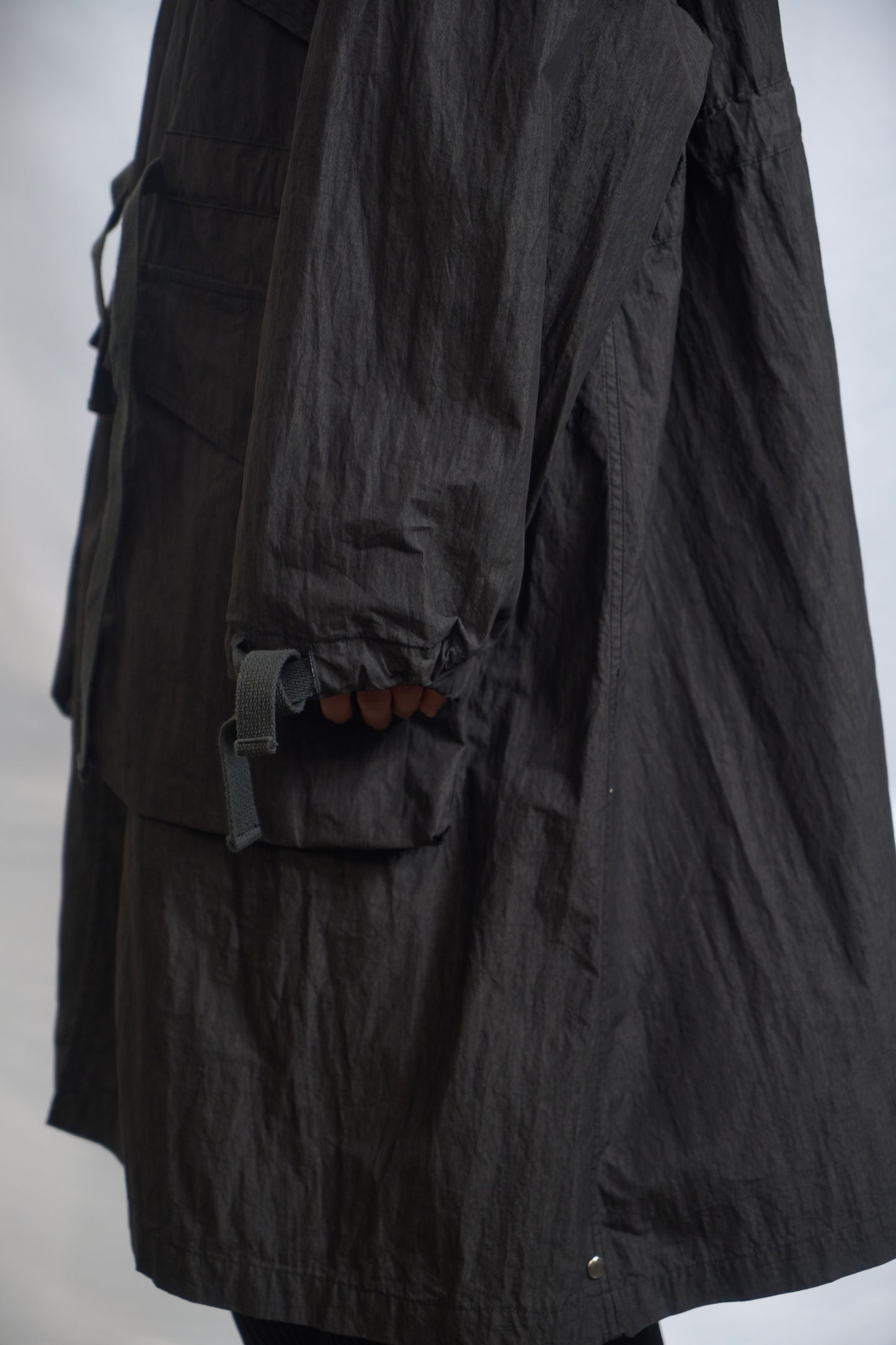 Rough Shell Coat Dust Charcoal
