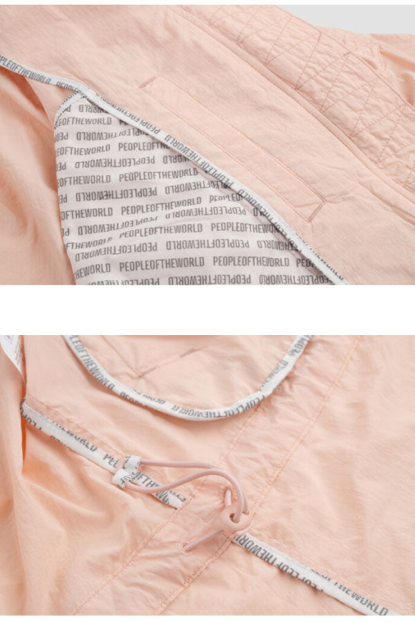 Air shirring jumper salmon