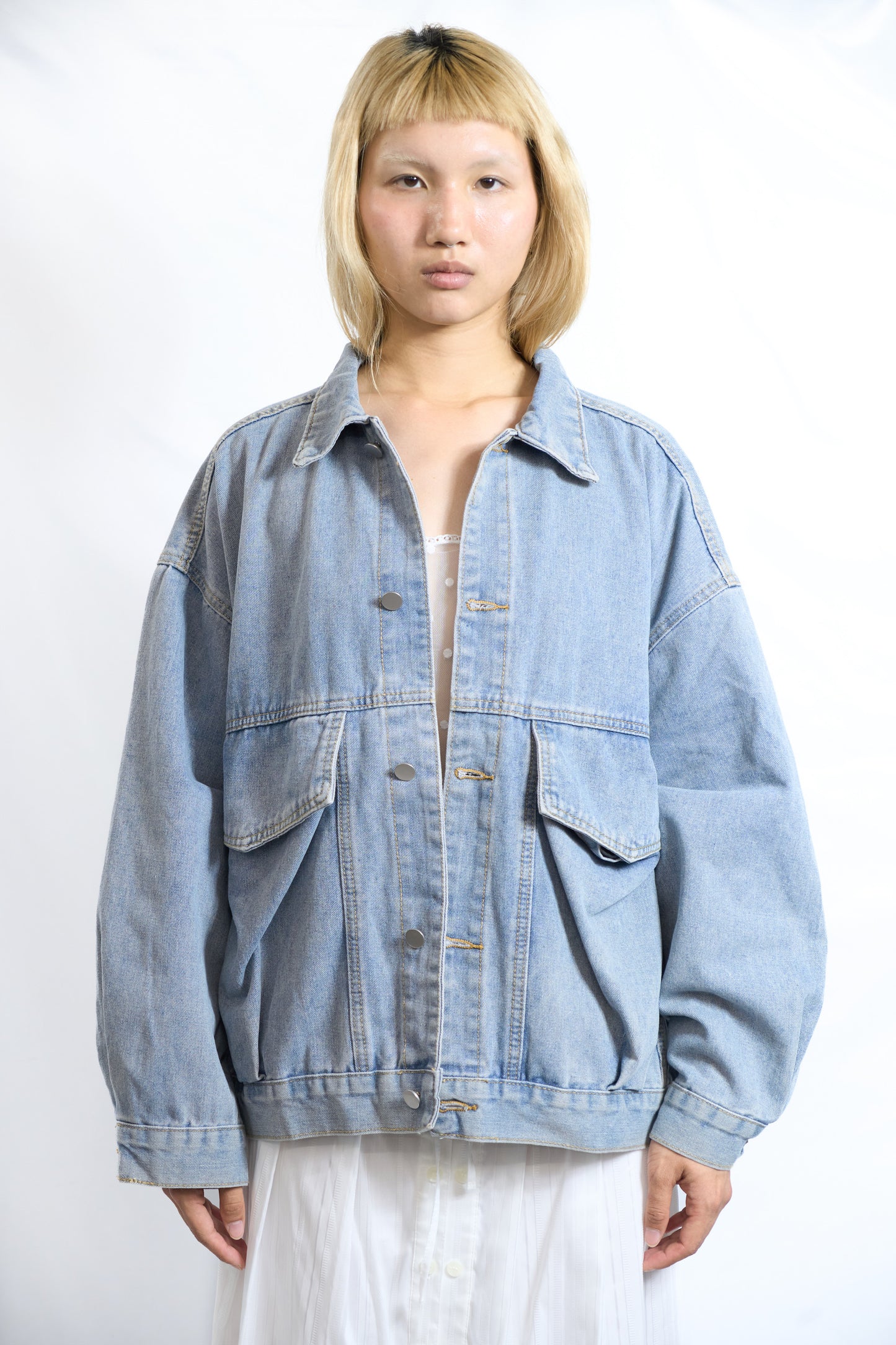 Puffed Denim Jacket