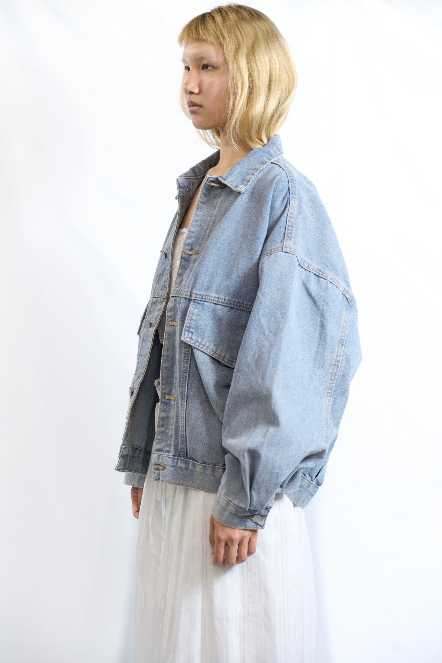 Puffed Denim Jacket