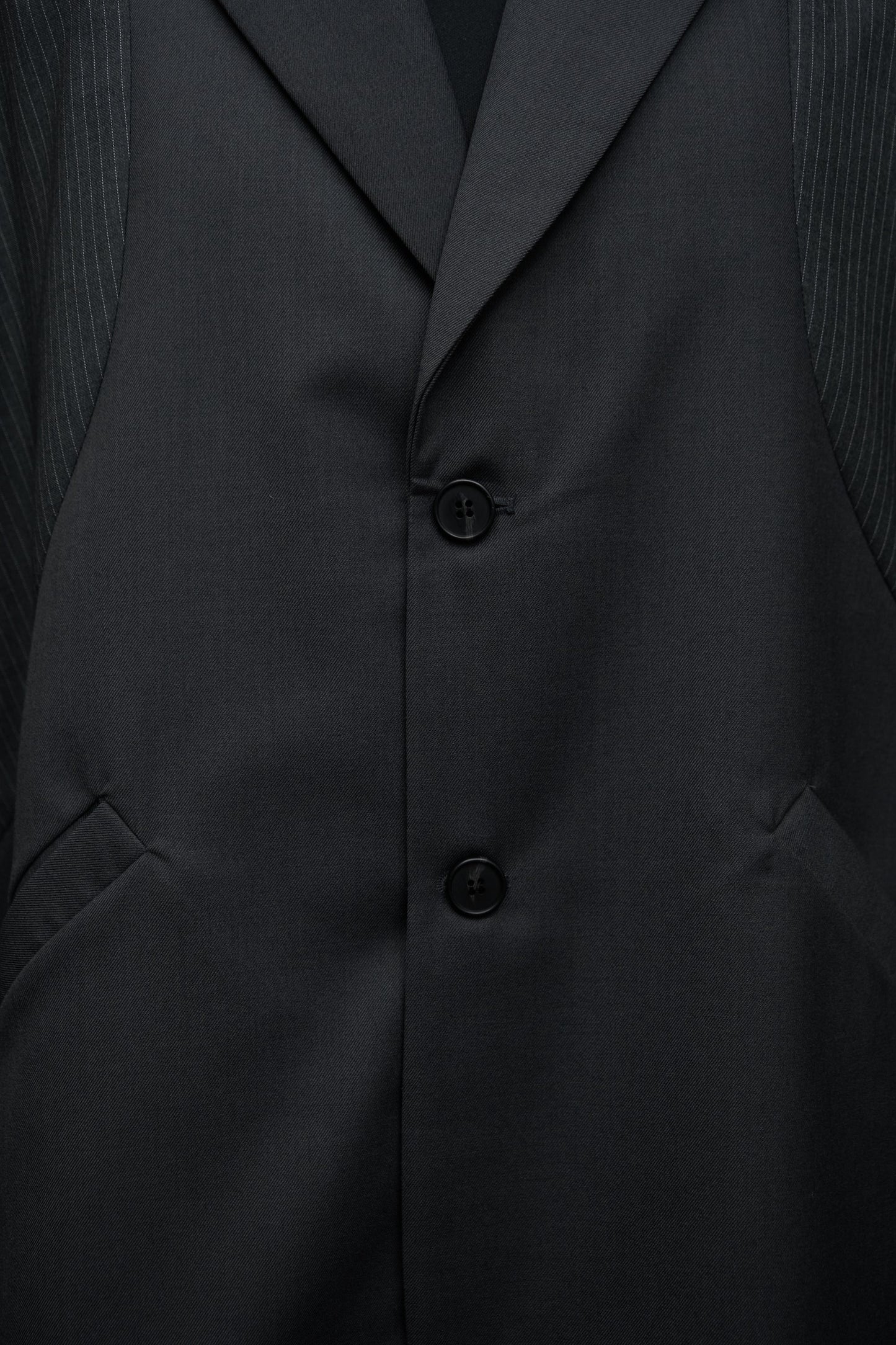 Pinstripe Panel Blazer