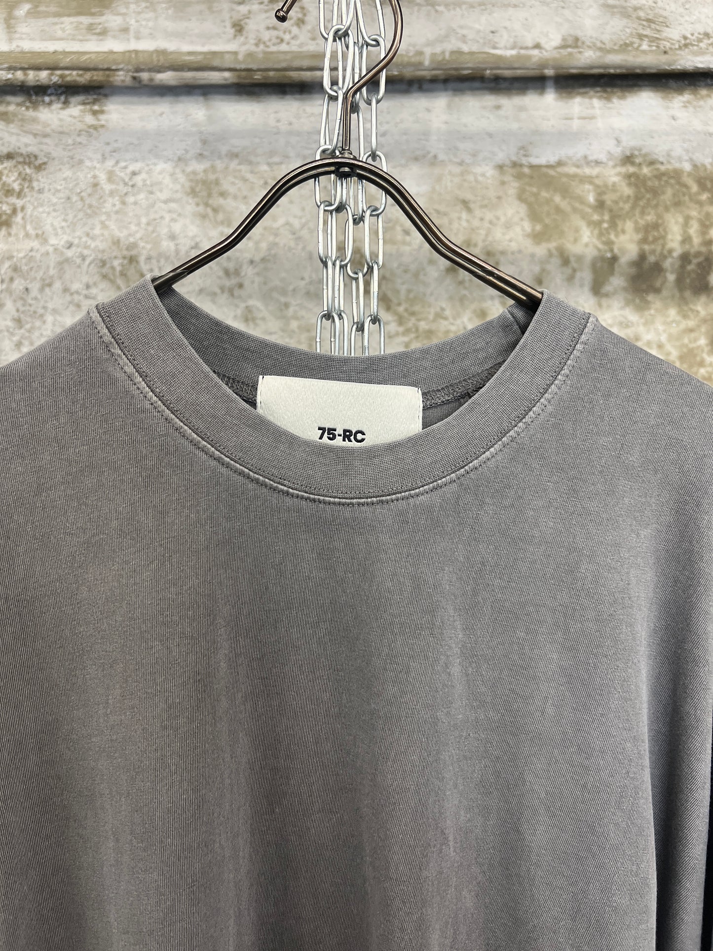 Seam Detail Tee Grey