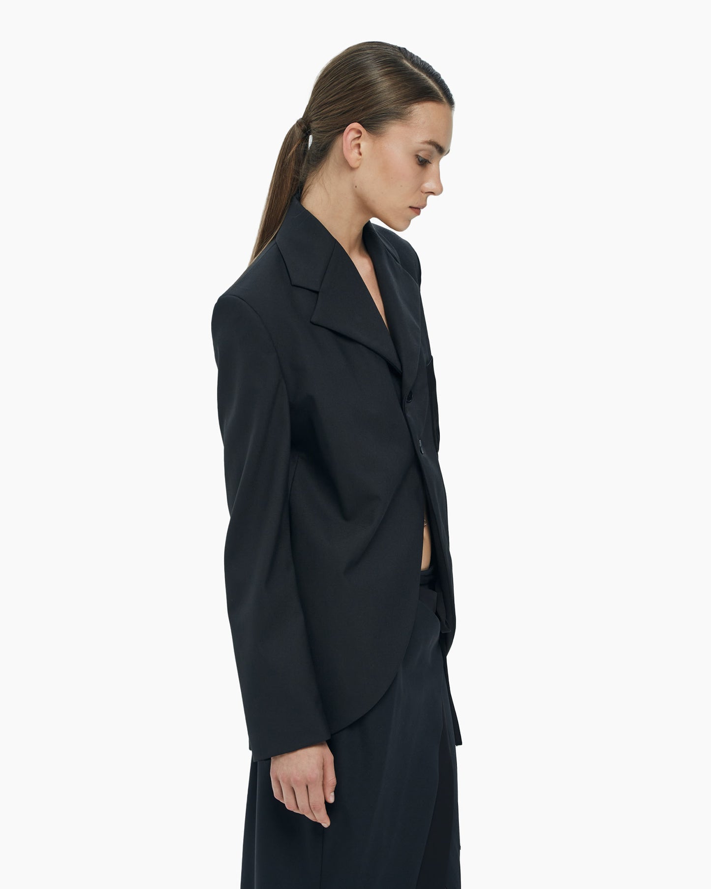 Wool twill jacket