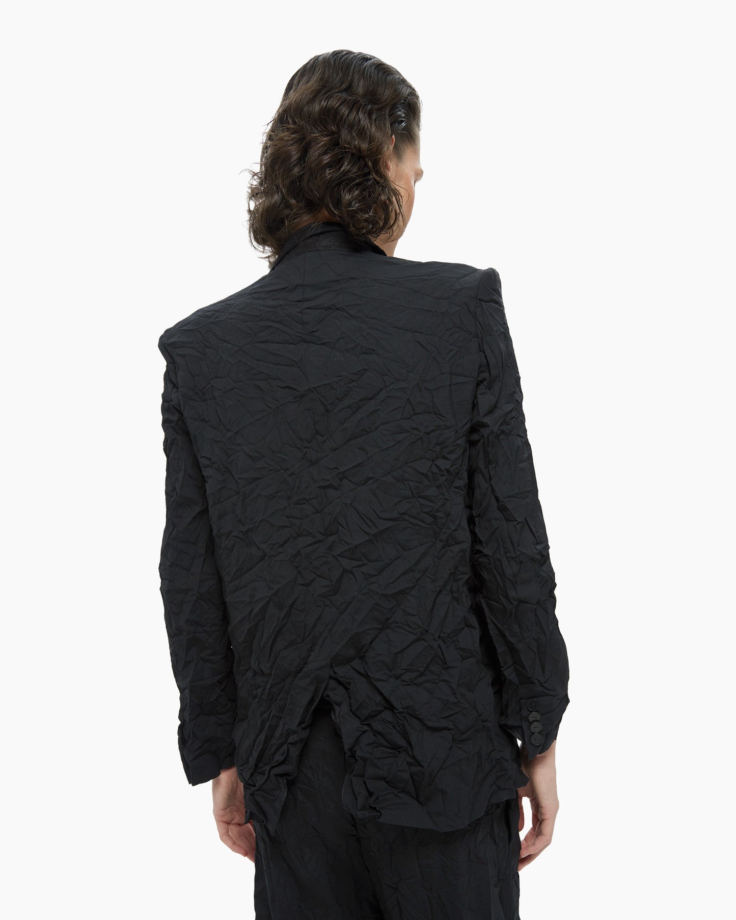 Wrinkled effect jacket