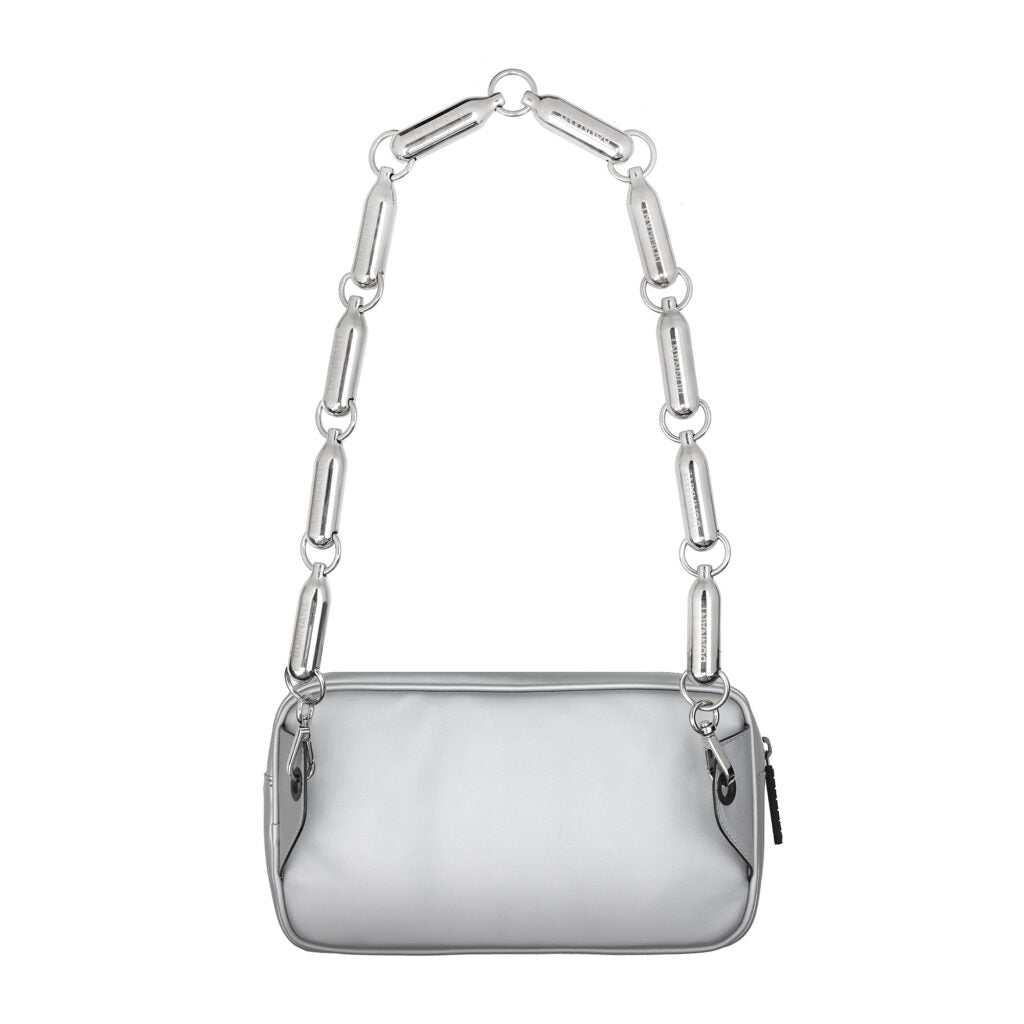 N₂O Camera bum bag silver tech