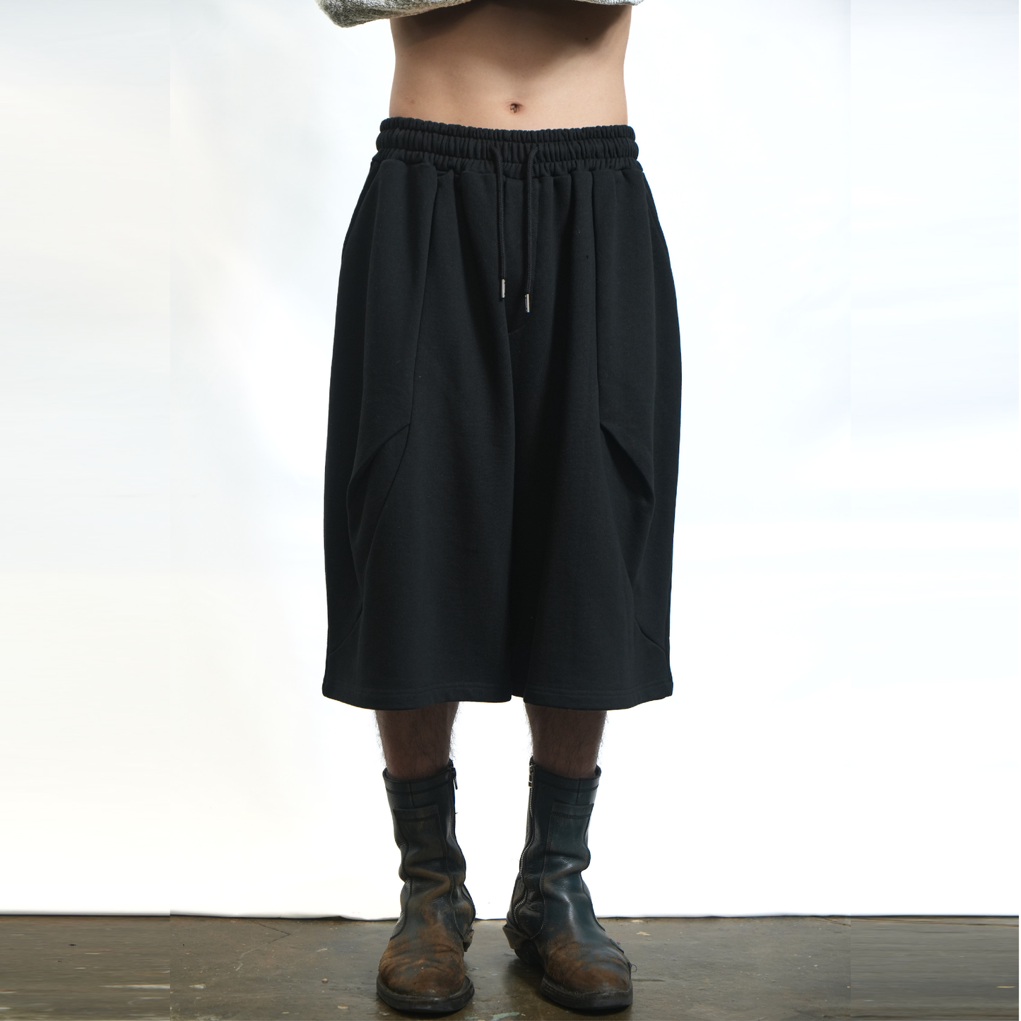 Structured Shorts Black