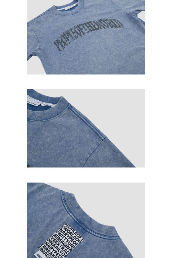 Signature Ocean Pigment T-shirt gray