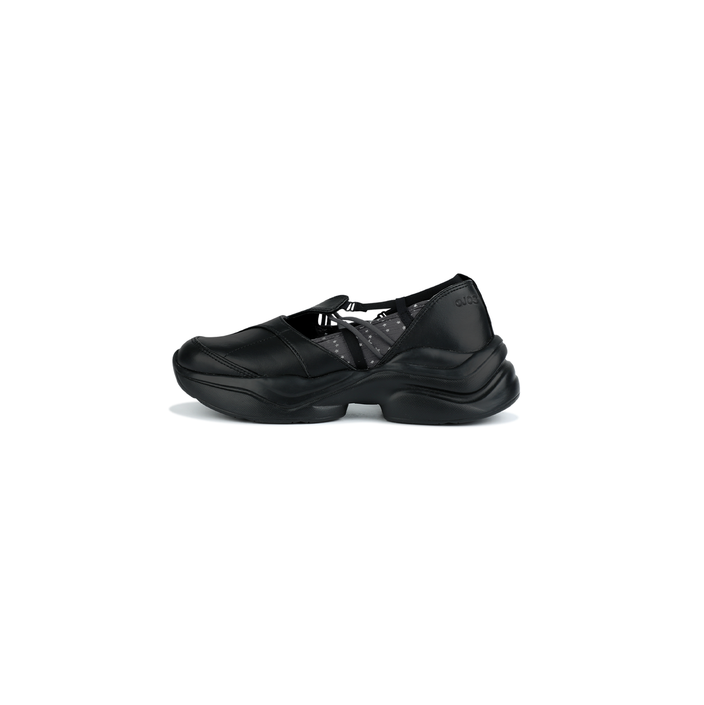 Strap Toe Sneakers Black
