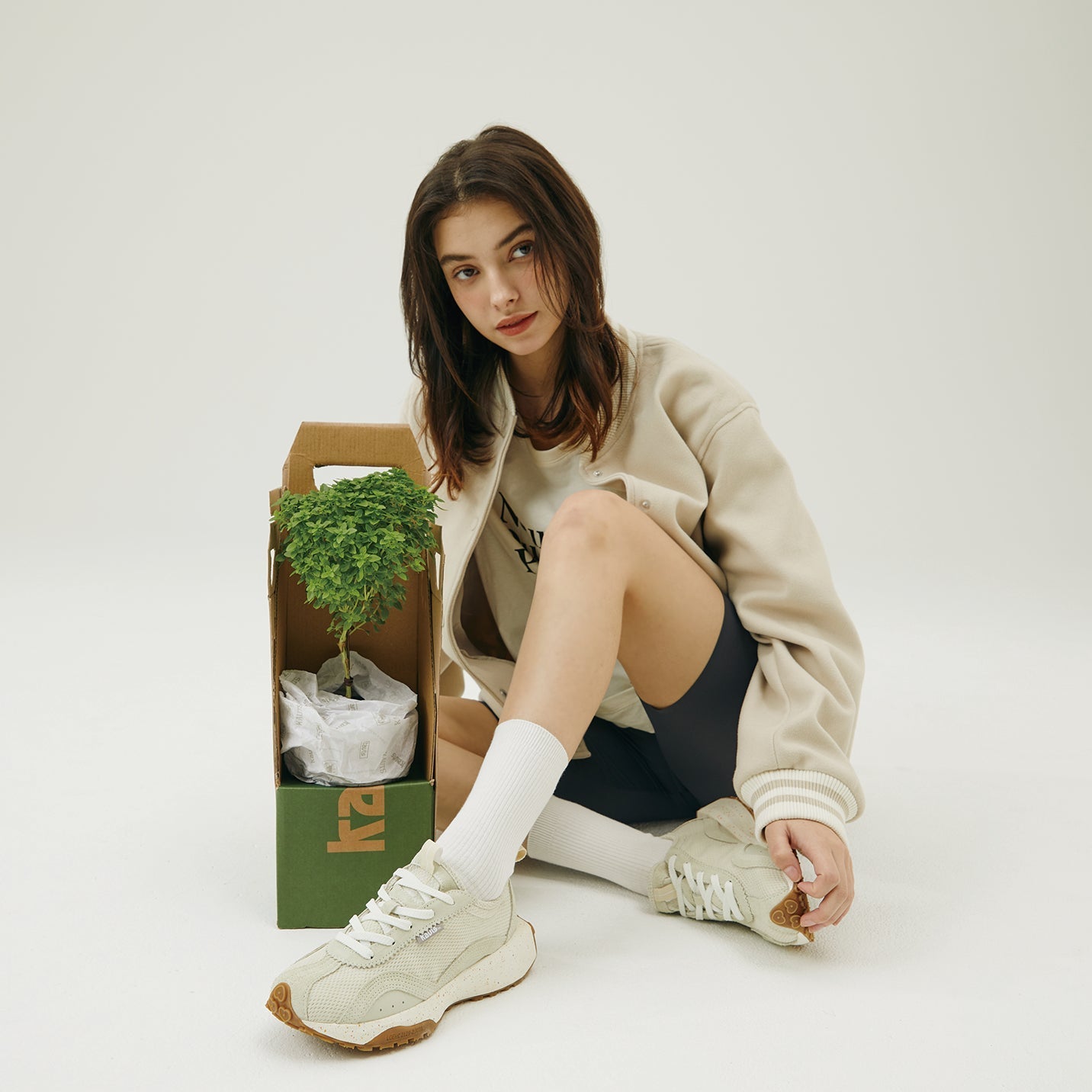 Cesar revolution sneakers vanilla White