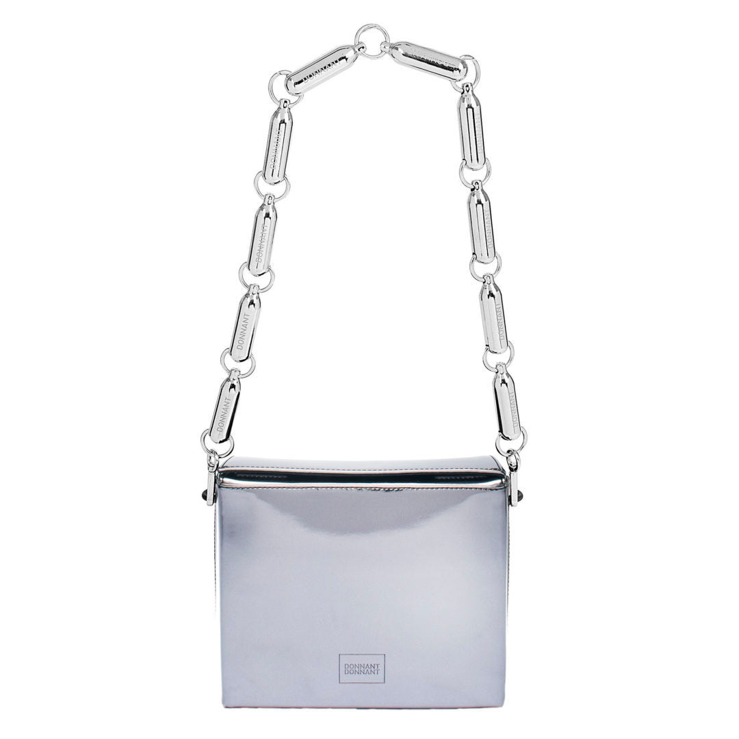 N₂O box bag silver mirror