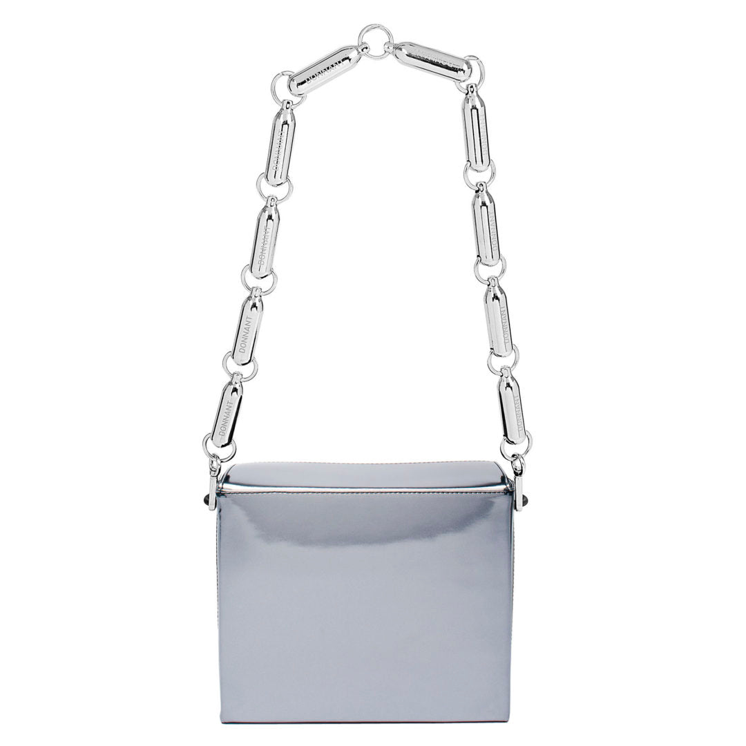 N₂O box bag silver mirror