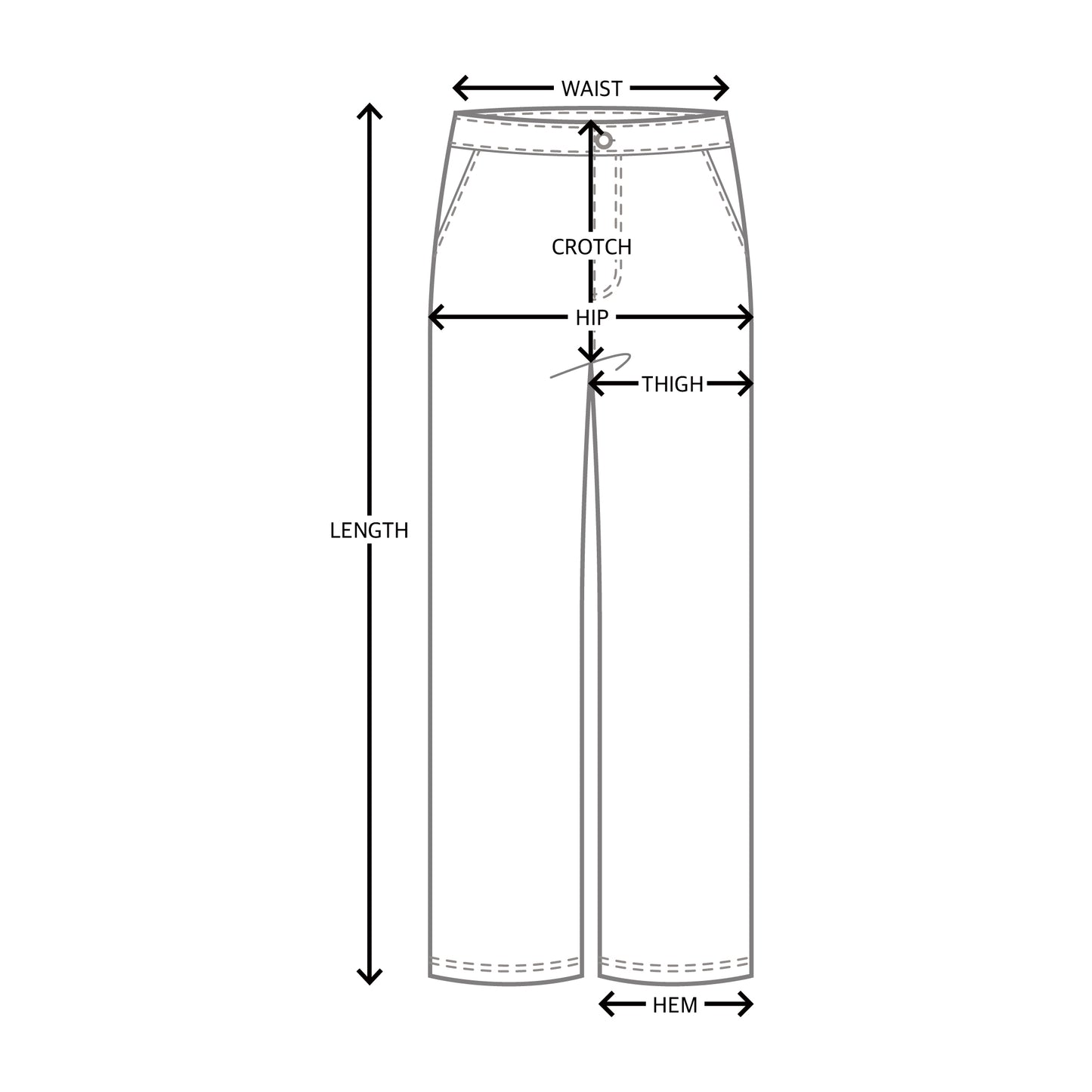 Cargo Sweat Pants Black