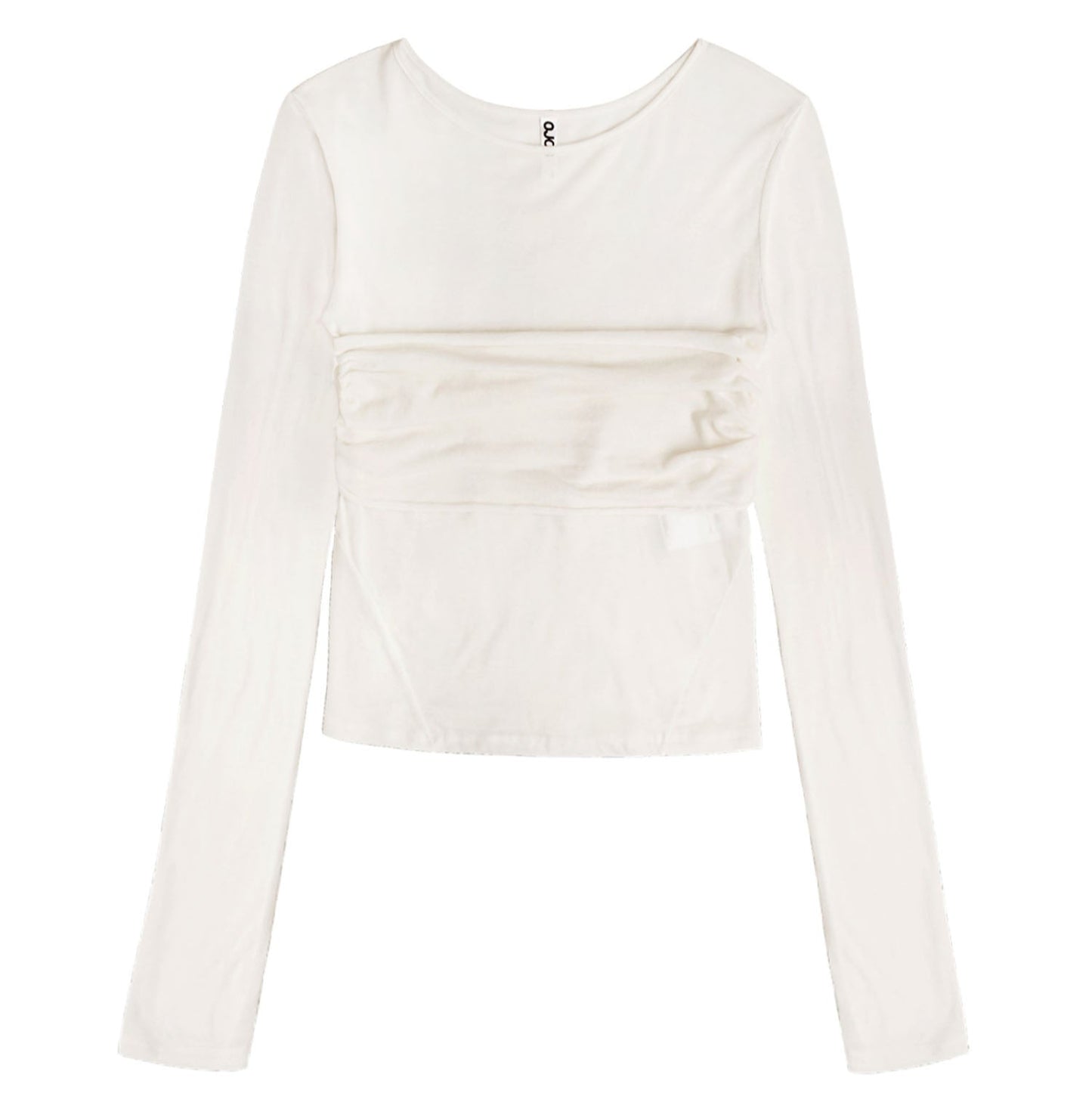 Tube Top Layered T-shirt off white