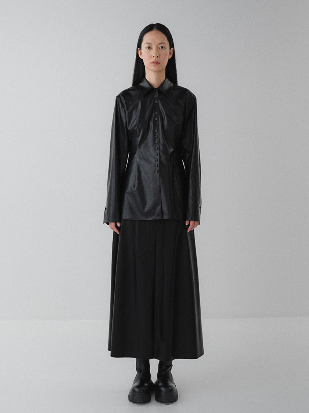 Noah eco leather shirt