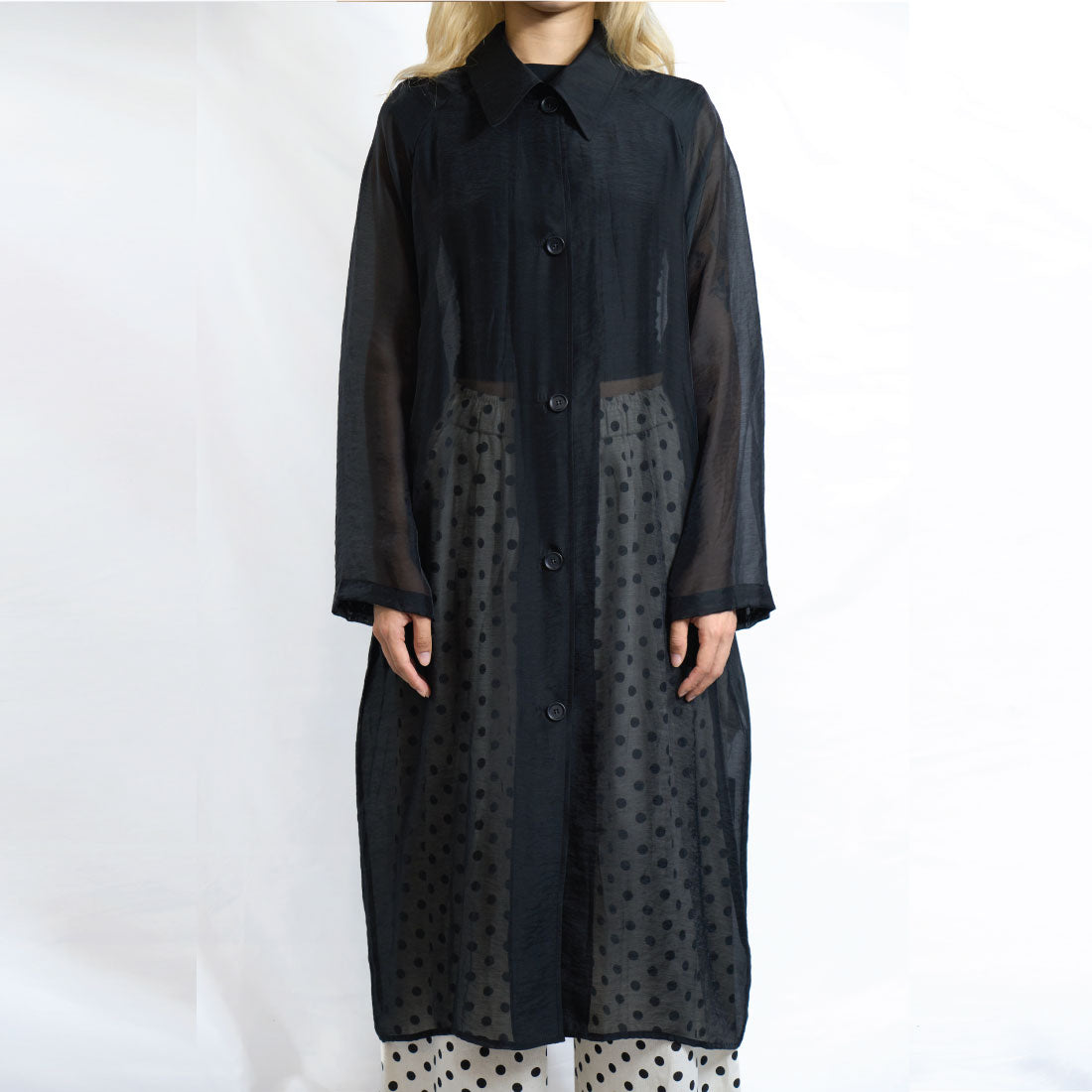 Sheer Trench Coat
