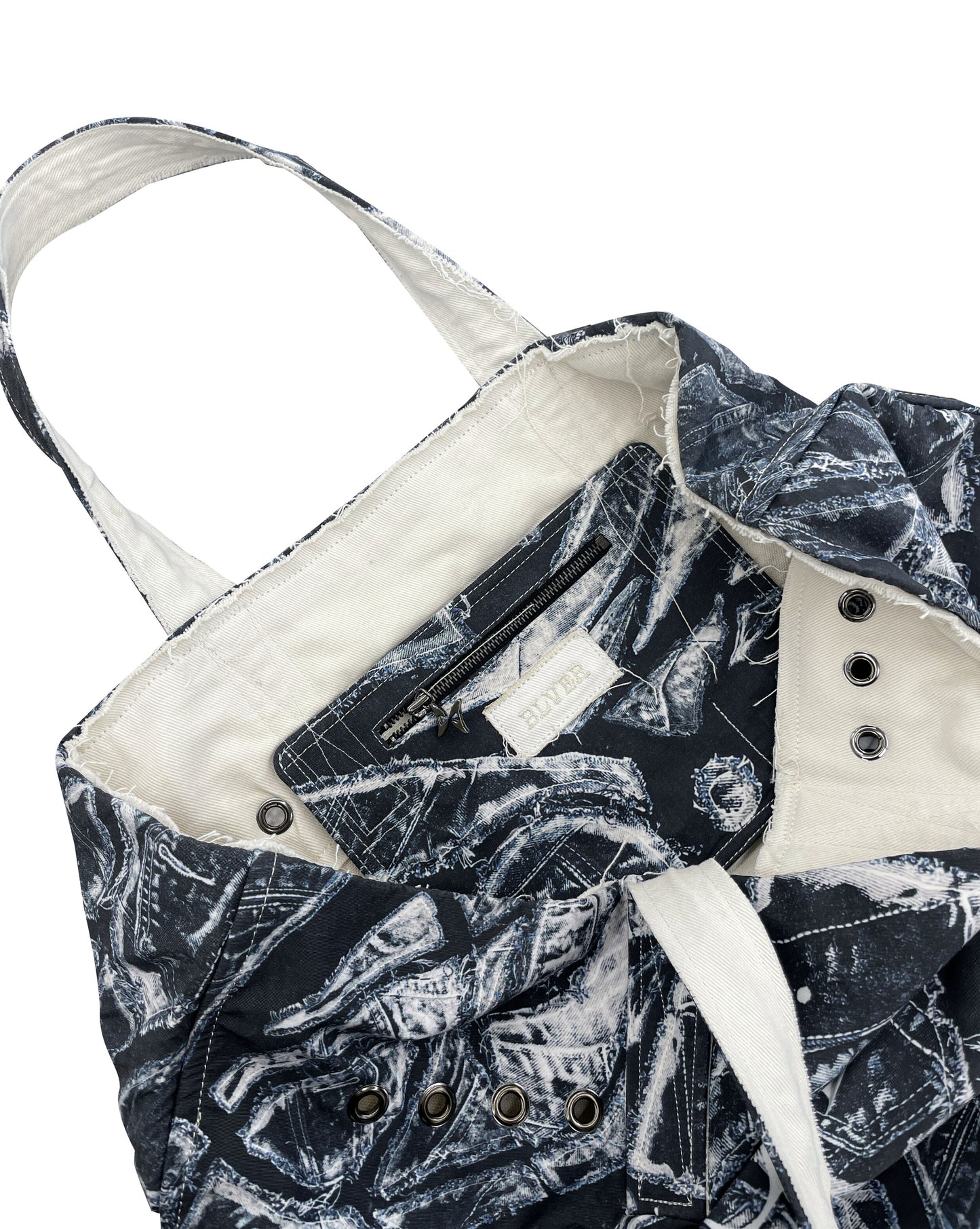 Bolt tote bag print
