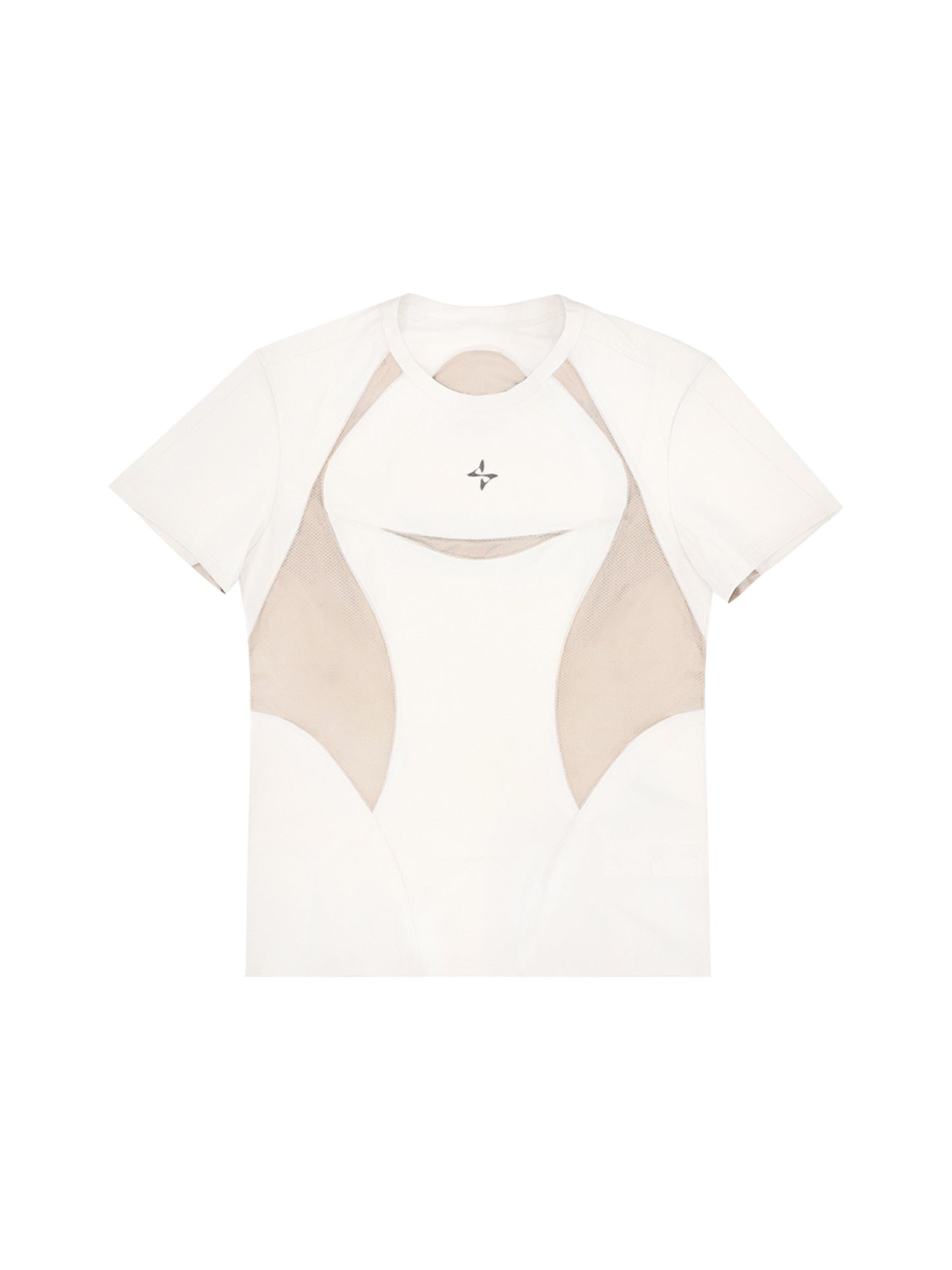 Mesh cut short sleeve