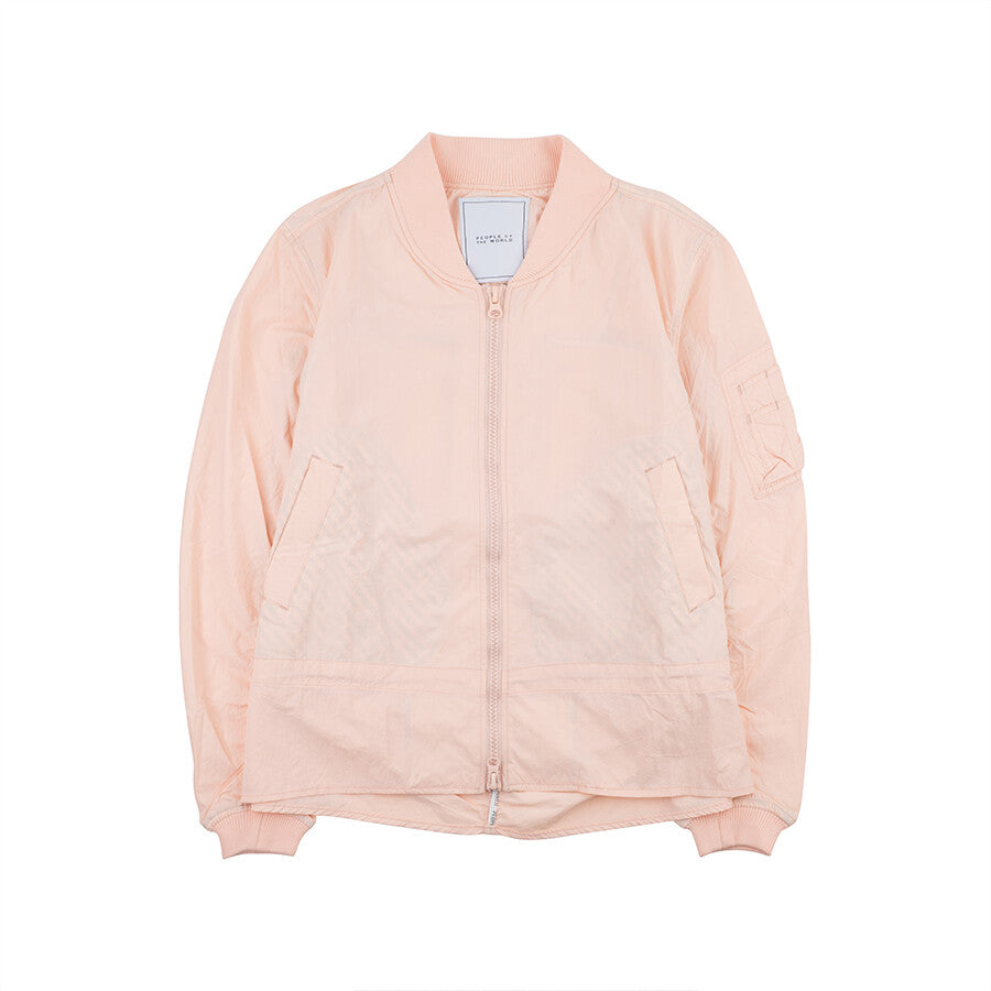 Air shirring jumper salmon