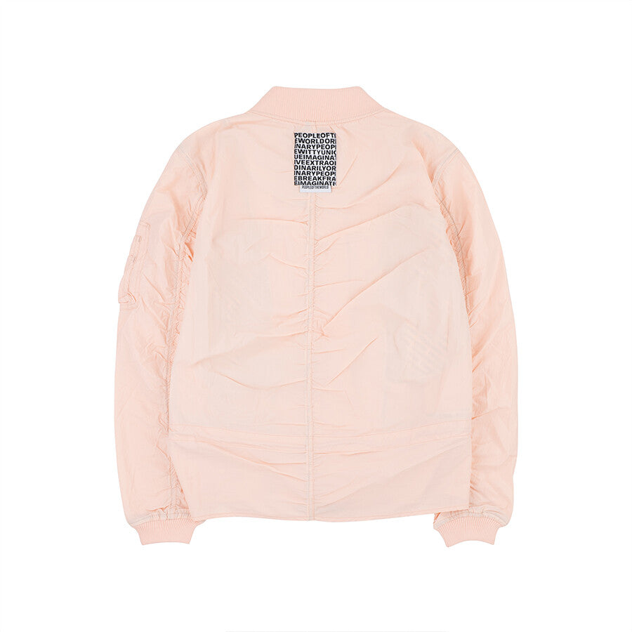Air shirring jumper salmon