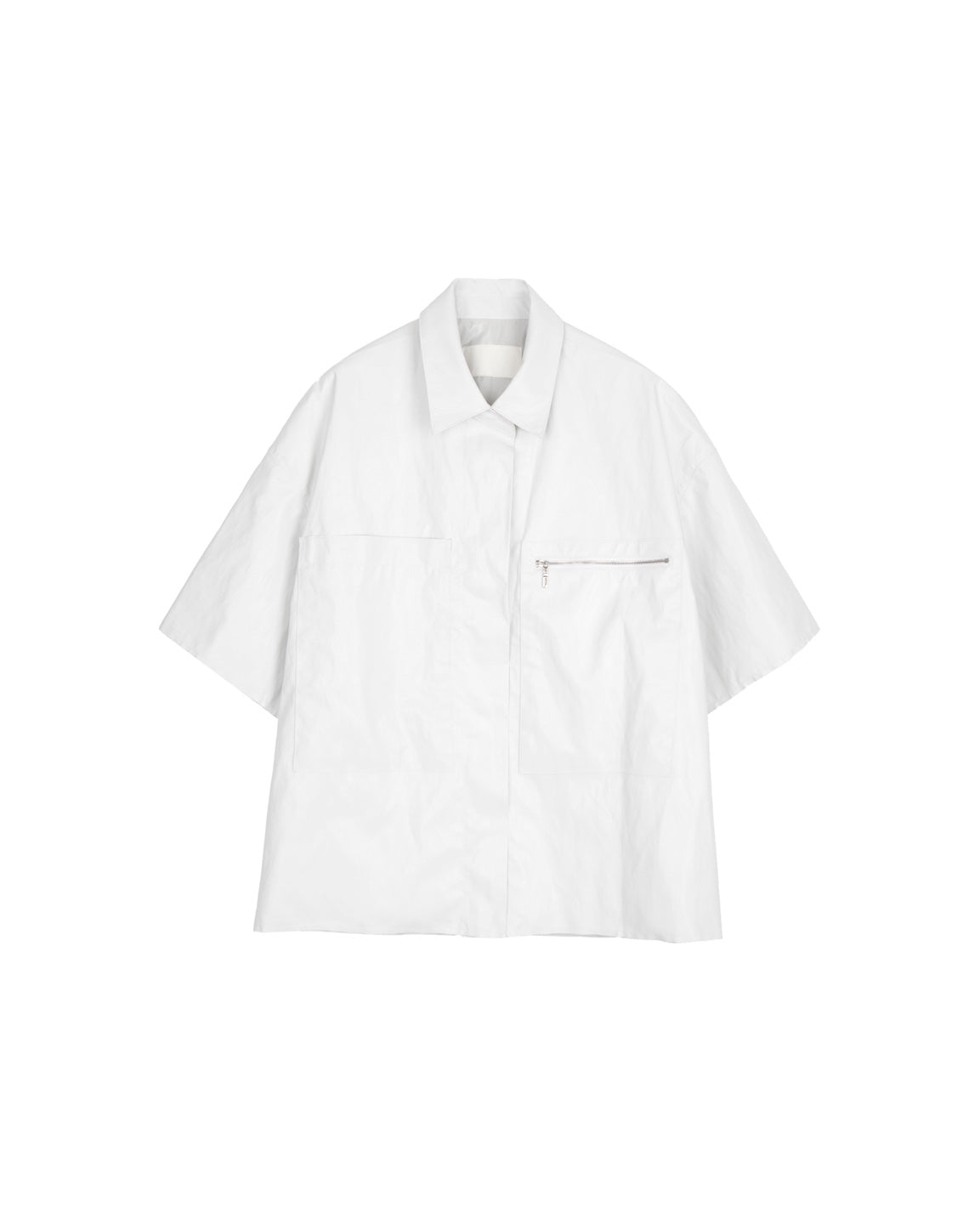 Clean vegan leather shirt