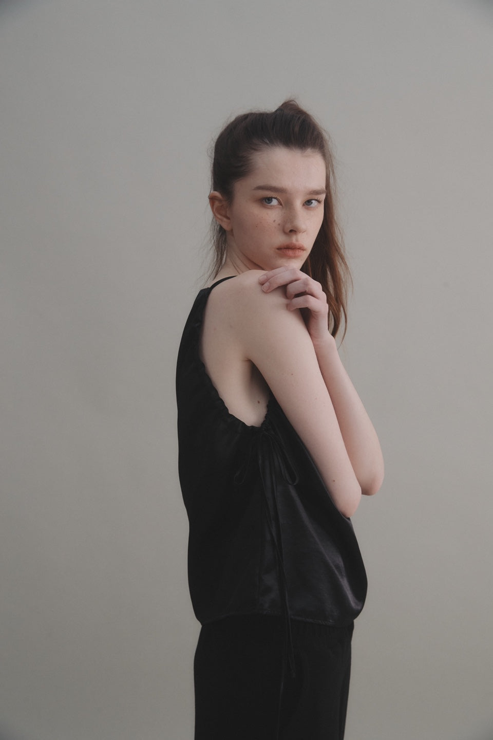 Shirring string top