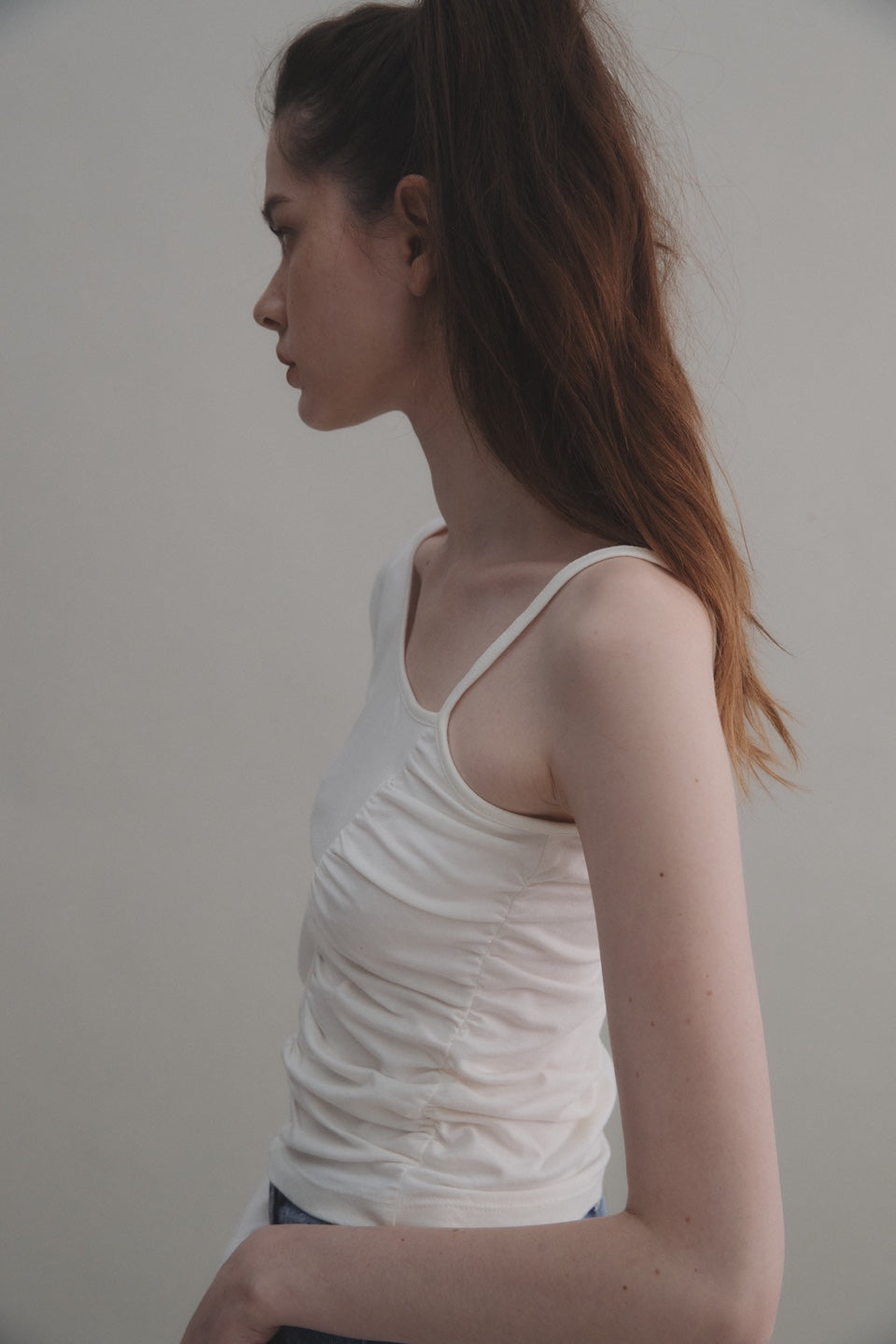 One shoulder top