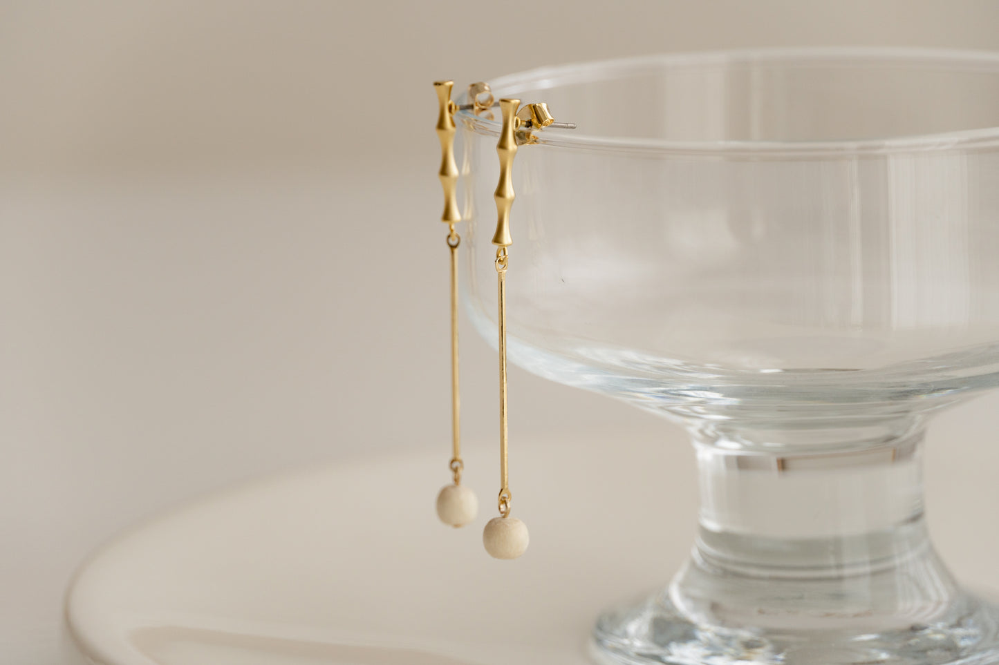 Golden Dangle Earrings