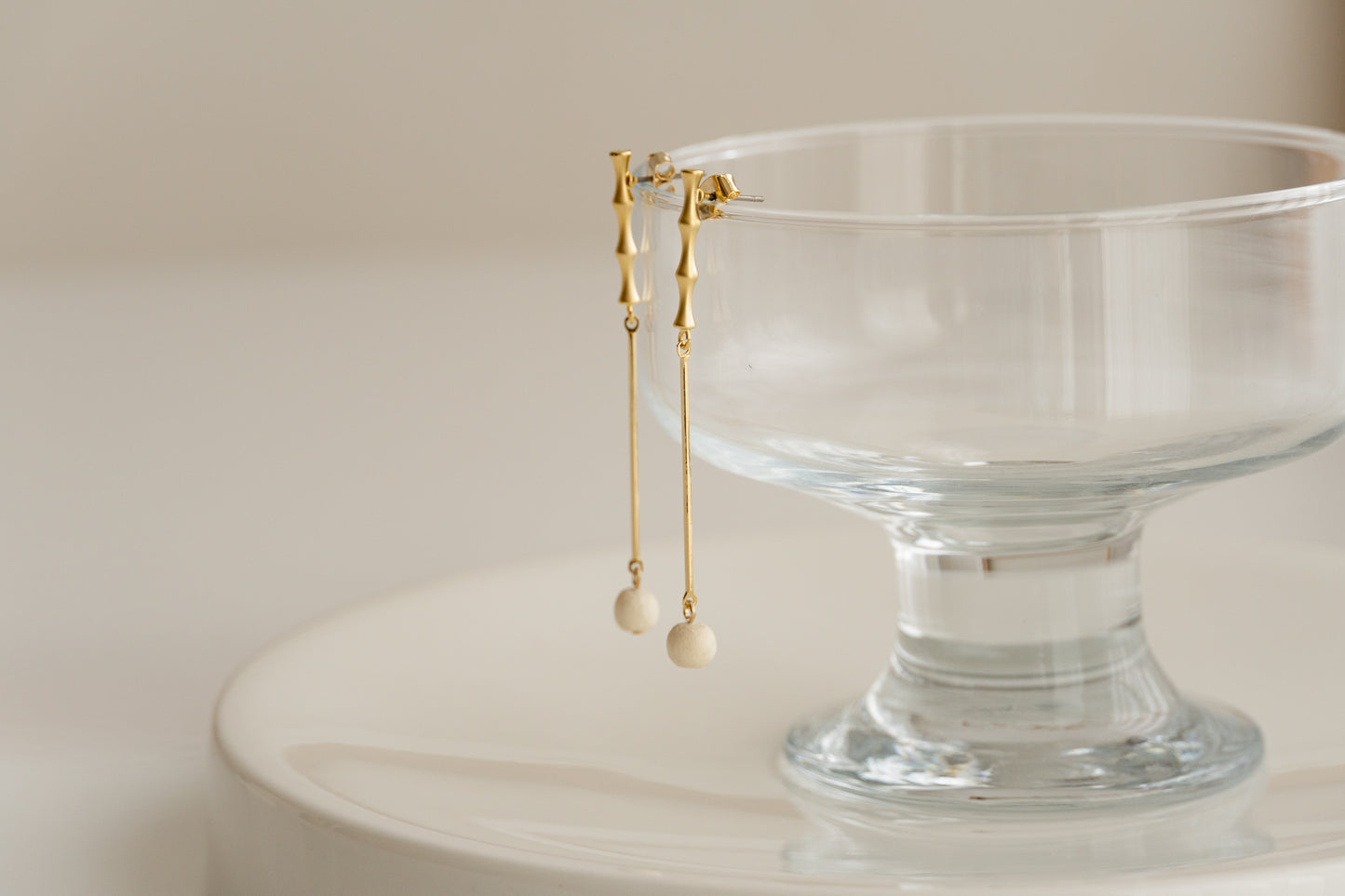 Golden Dangle Earrings