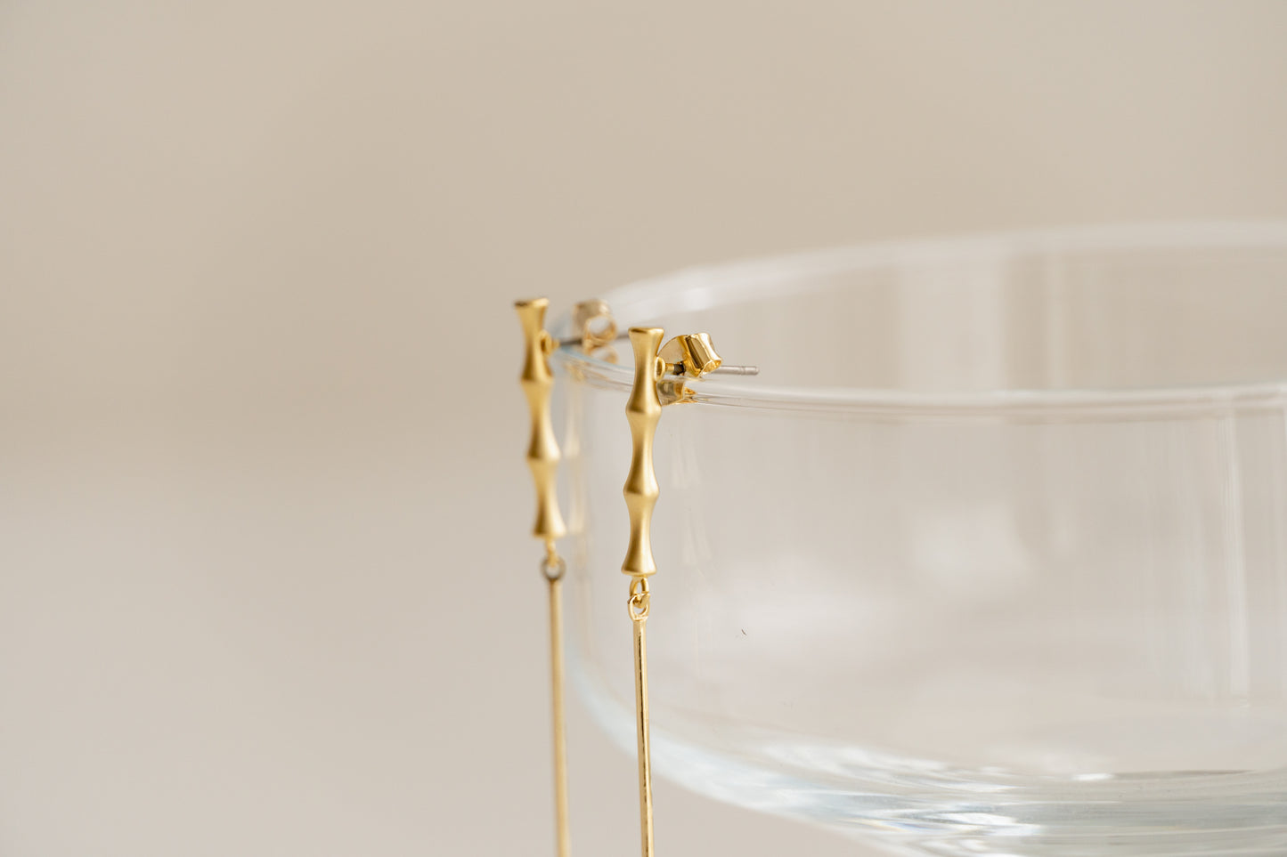 Golden Dangle Earrings
