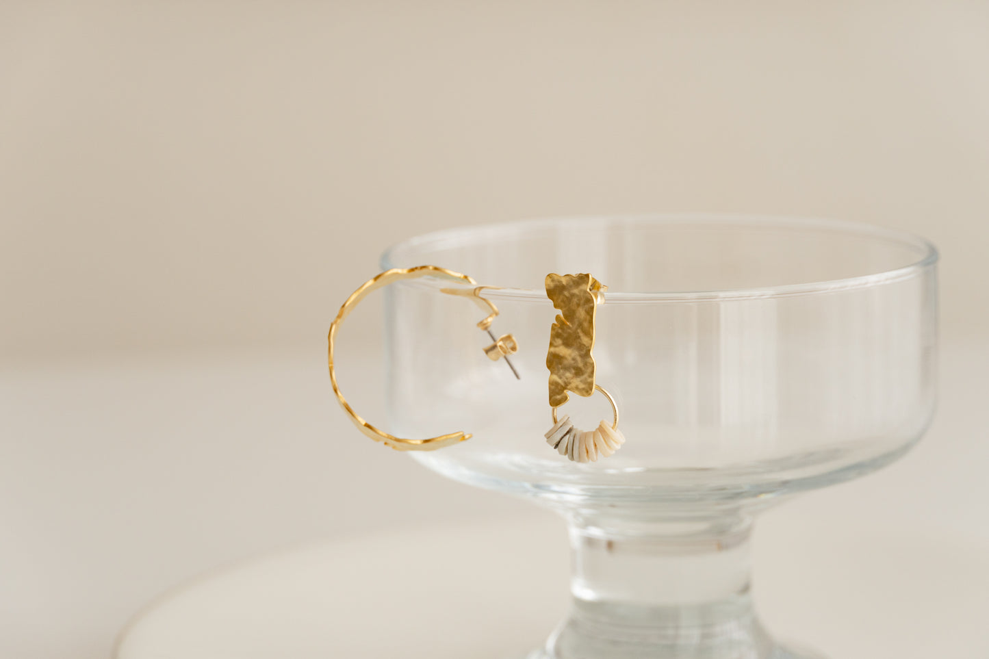 Unbalanced Dangle & Hoop Earrings
