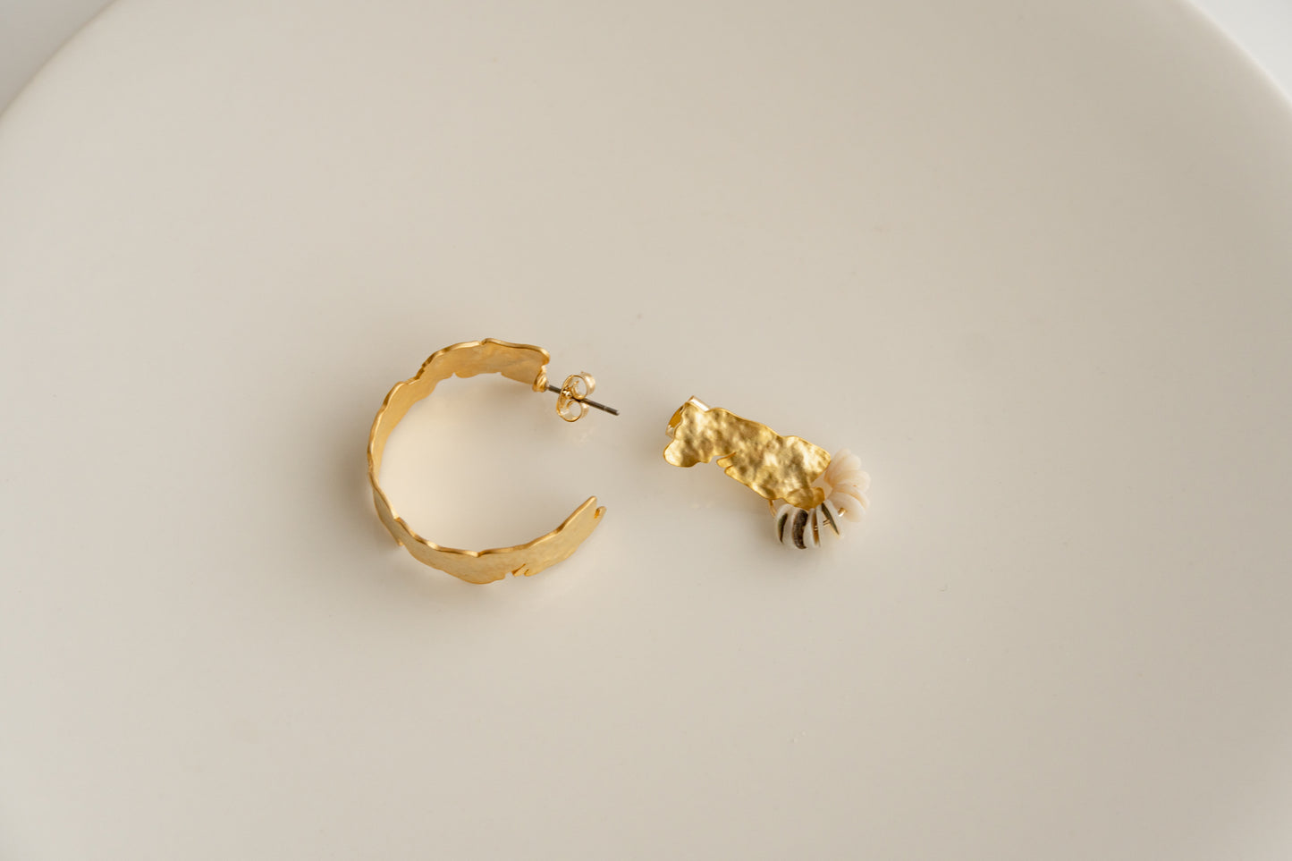 Unbalanced Dangle & Hoop Earrings