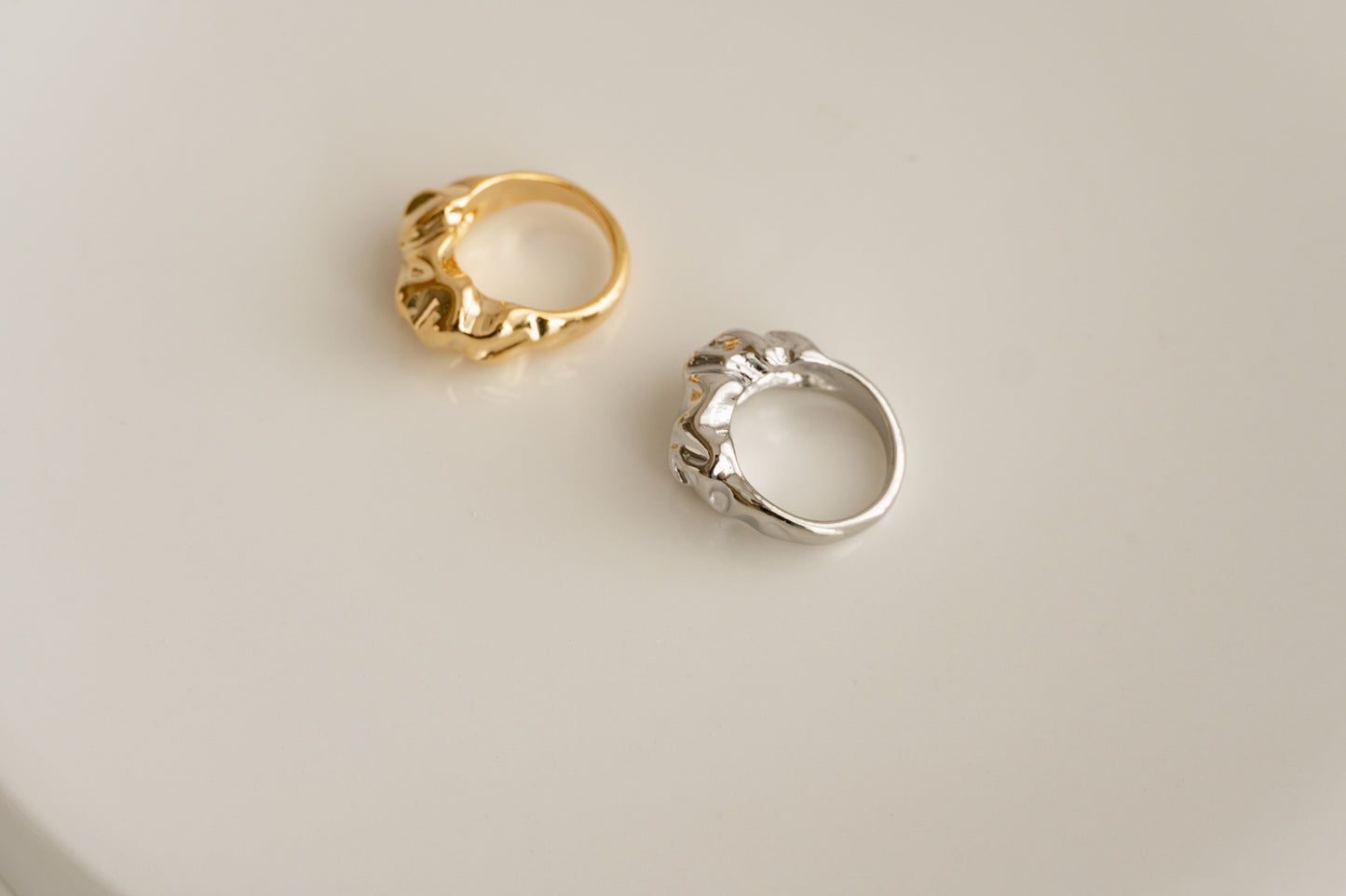 Silver Abstract Ring